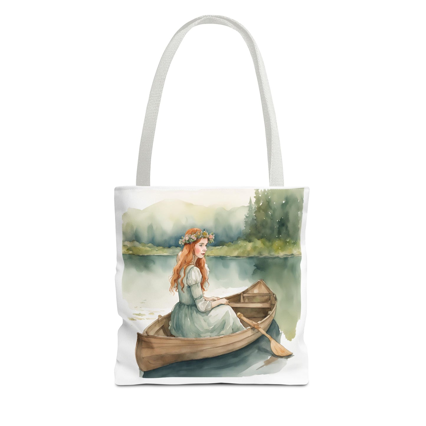 Anne of Green Gables, Lady of Shalott, Lucy Maud Montgomery, Tote Bag, Alfred Lord Tennyson, School Bag, Book Bag, Library Bag, Gift