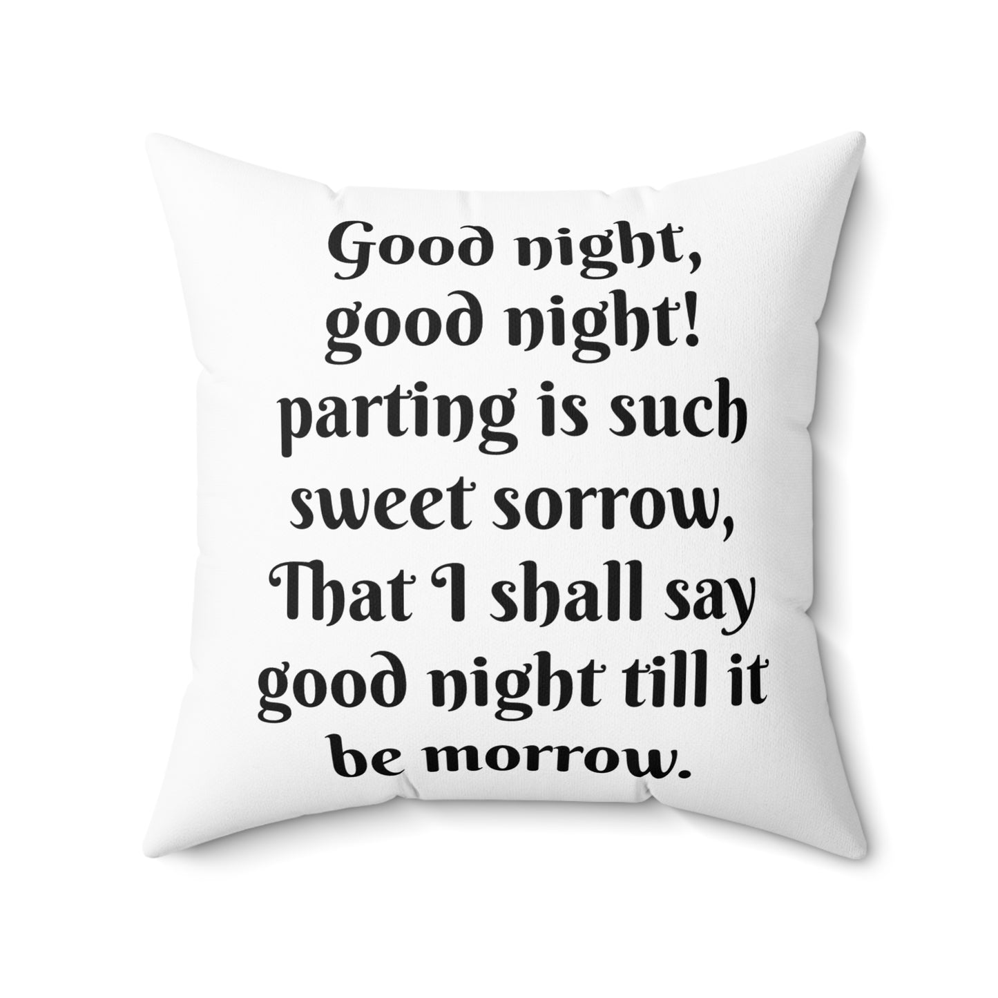 Shakespeare, Romeo, Juliet, Bedding, Square, Pillow, Home Decor, Balcony Scene, Gift