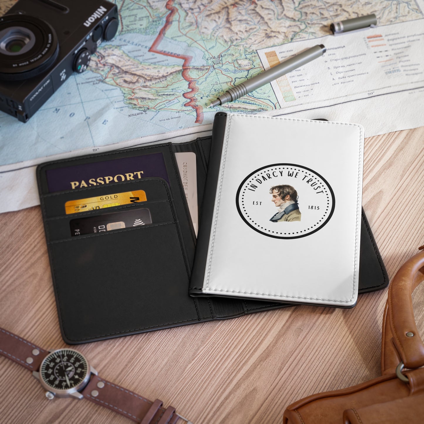 Darcy, Jane Austen Austenite, Passport Cover