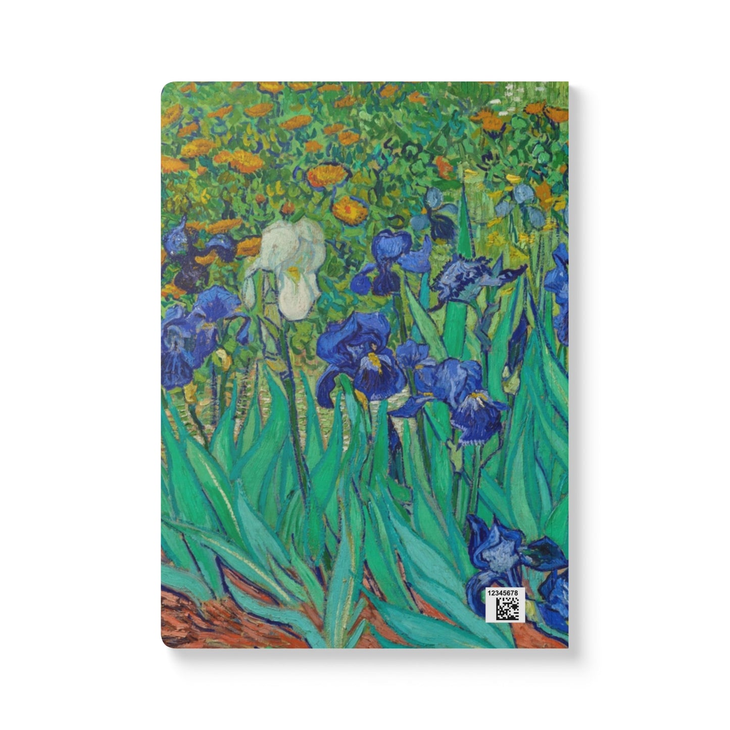 Vincent Van Gogh Irises Softcover Journal, Floral Art Notebook, Artistic Stationery Gift, Garden Inspired Writing Journal for Art Lovers