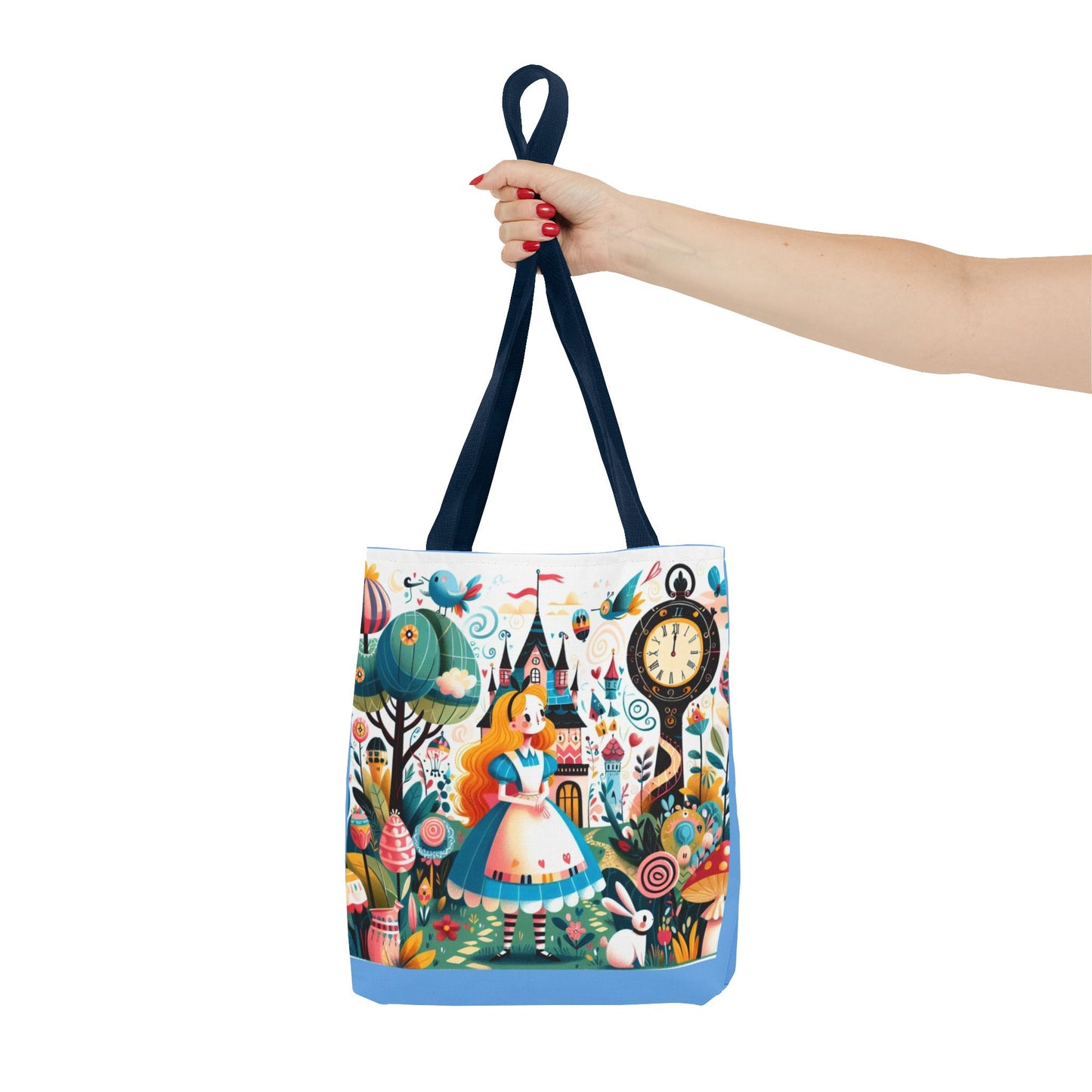 Alice in Wonderland, Fairytale, Lewis Carroll, Tote Bag, Book Bag, School, Library, Book Club