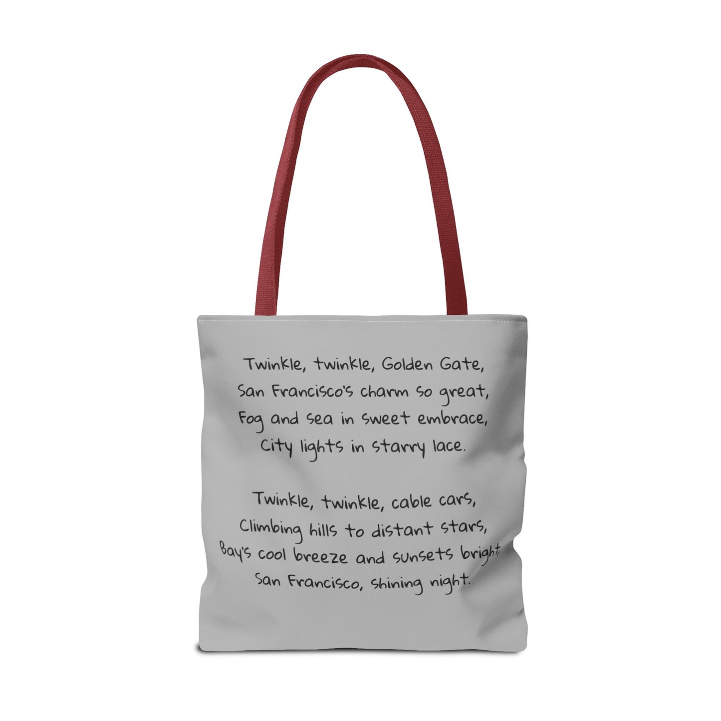San Francisco, California, Twinkle Twinkle Little Star, Nursery Rhyme, Tote Bag, Book, School, Library, Travel