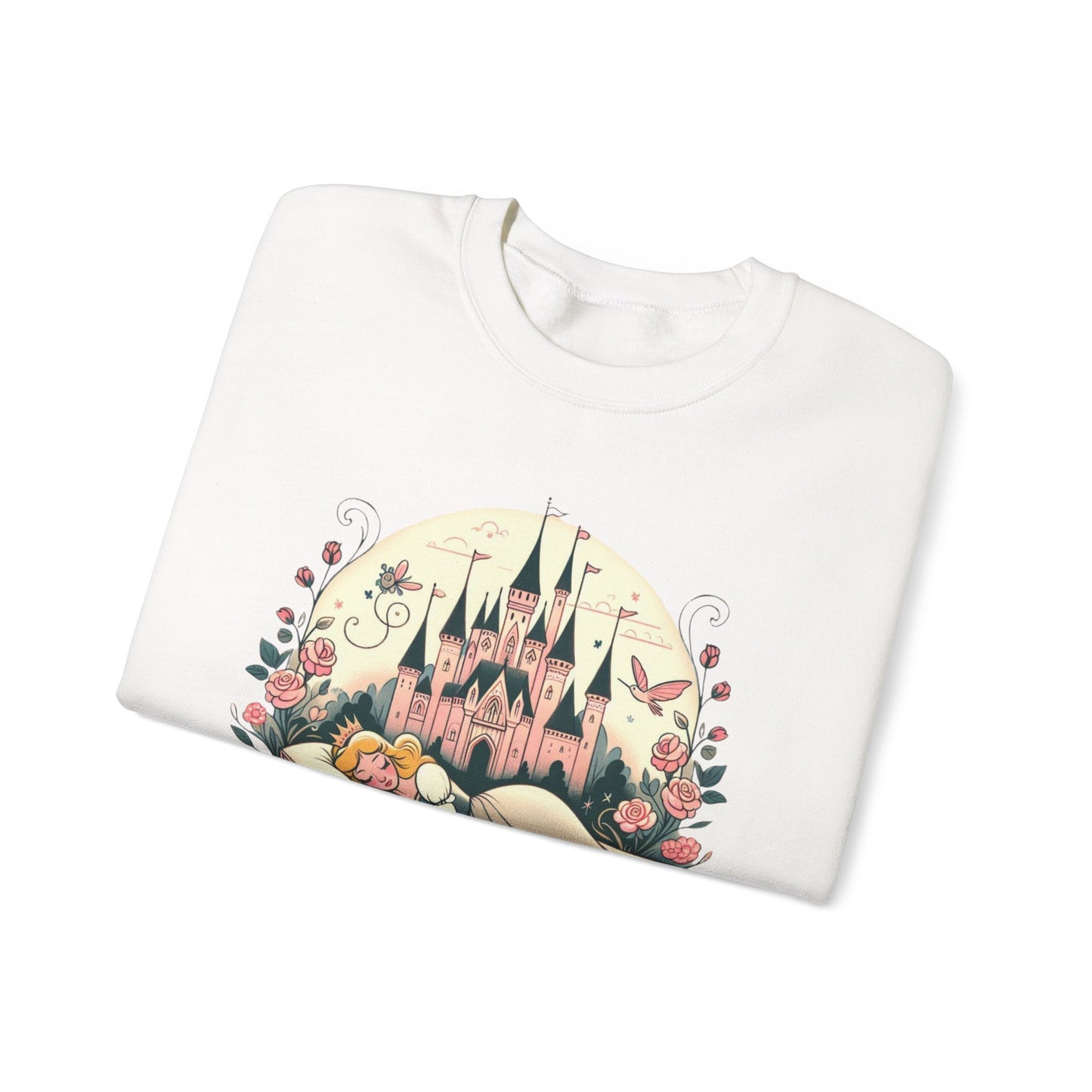 Sleeping Beauty Fairy Tale Crewneck Sweatshirt - Brothers Grimm Shirt Apparel, Unisex Sweatshirt, Fairy Tale Clothing, Crewneck Jumper,