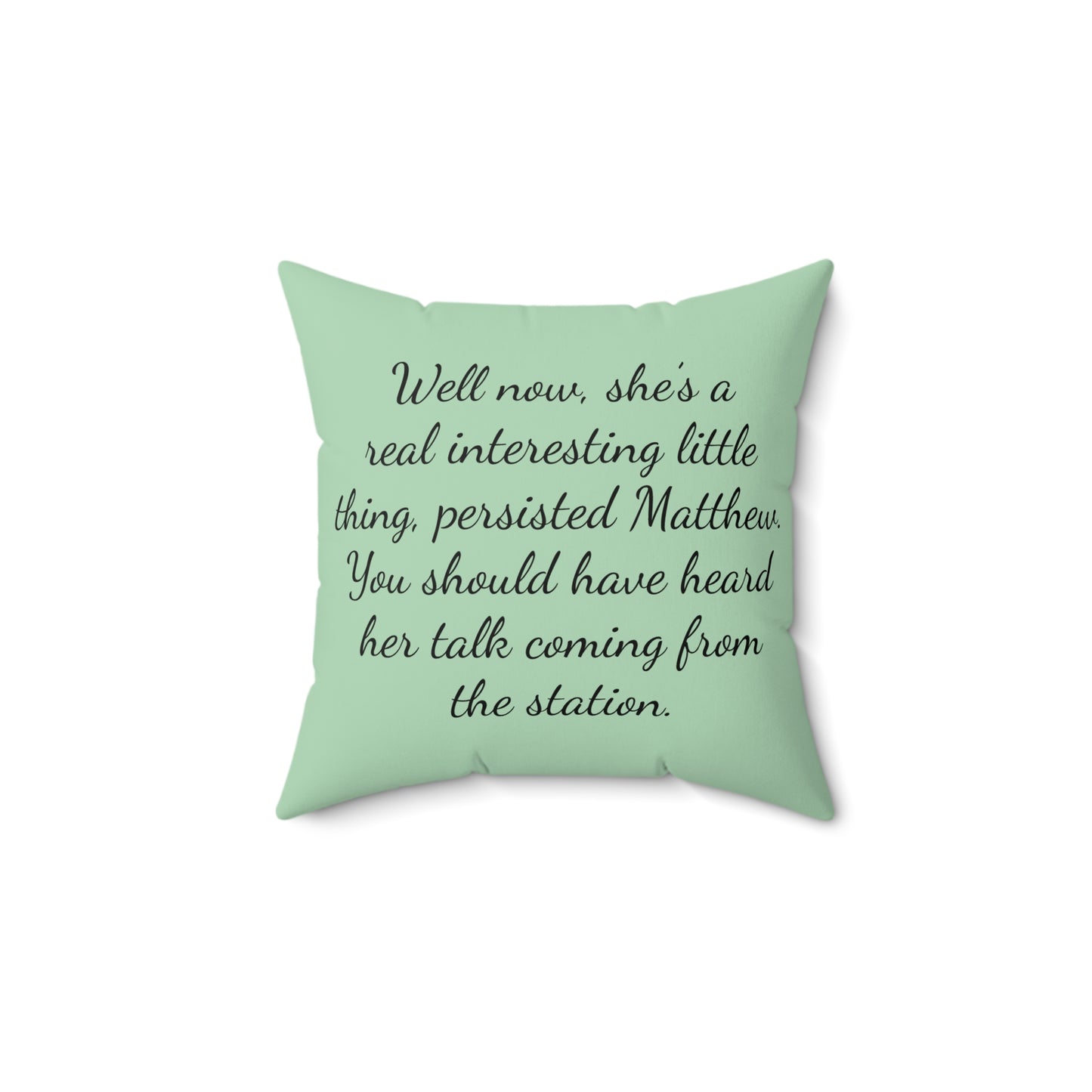 Anne of Green Gables, Lucy Maud Montgomery, Matthew Cuthbert, Literary Pillow, Cushion, Home Decor