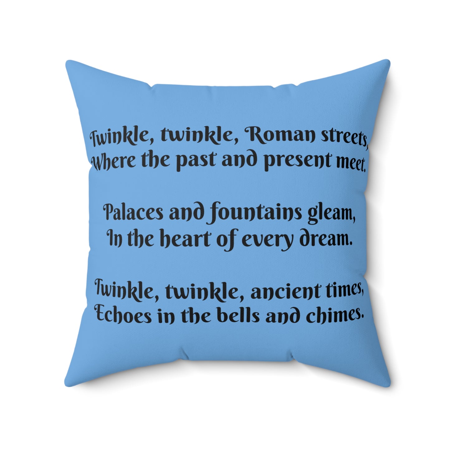 Spun Polyester Square Pillow