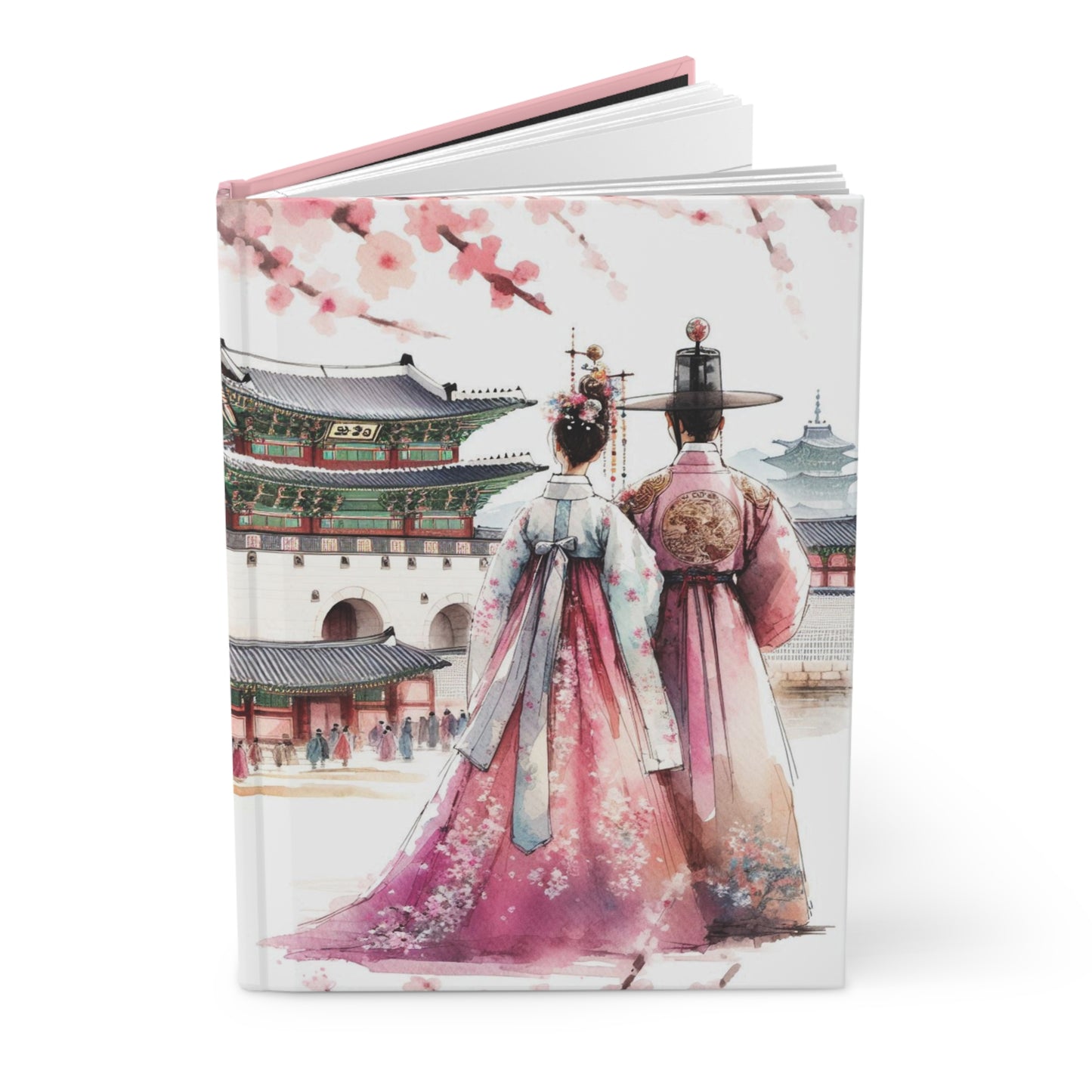 Seoul Joseon South Korea Hardcover Journal Matte, Gyeongbokgung Palace Stationery Notebook Diary