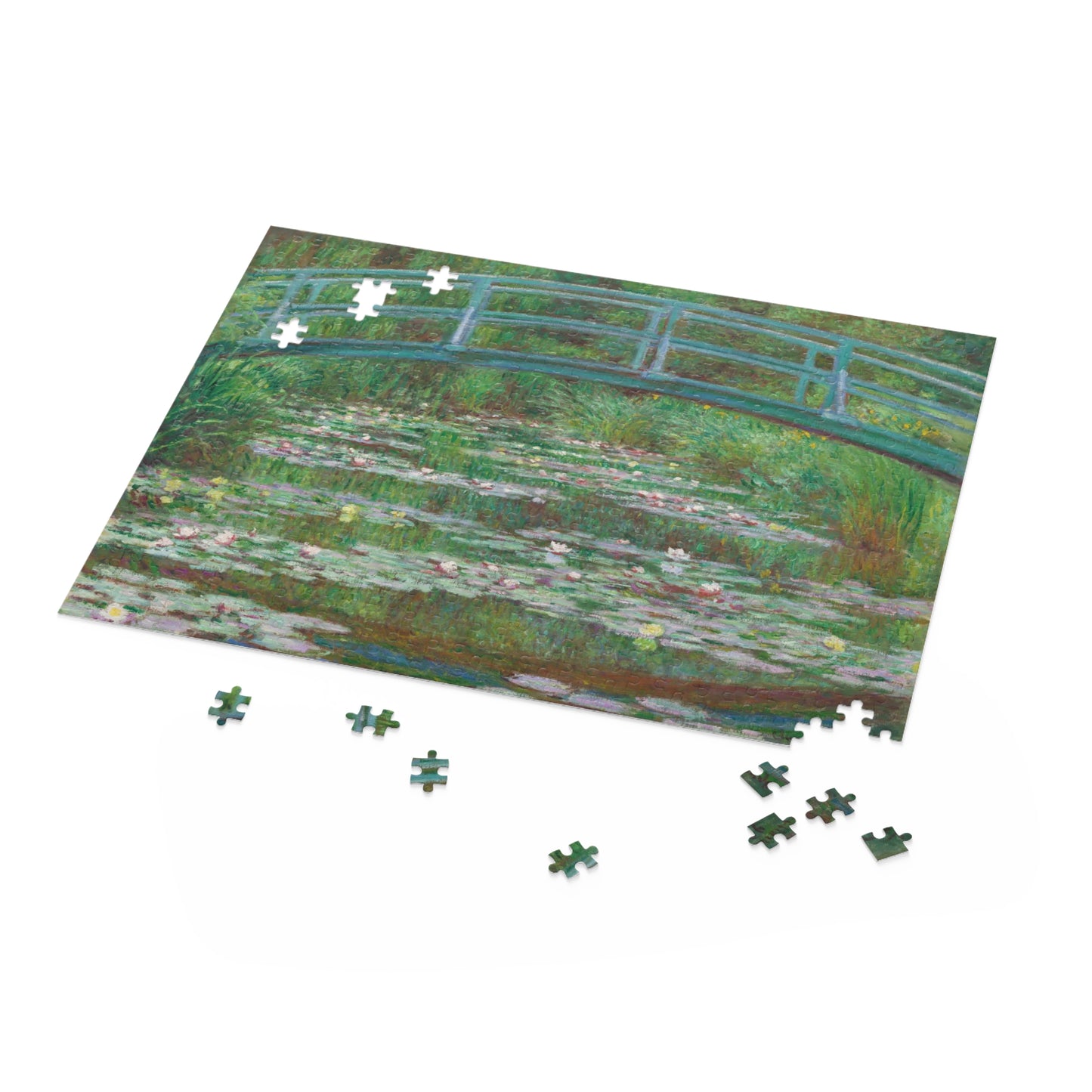 Claude Monet, Japanese, Bridge, Water Lily, Impressionist, Puzzle (120, 252, 500-Piece)