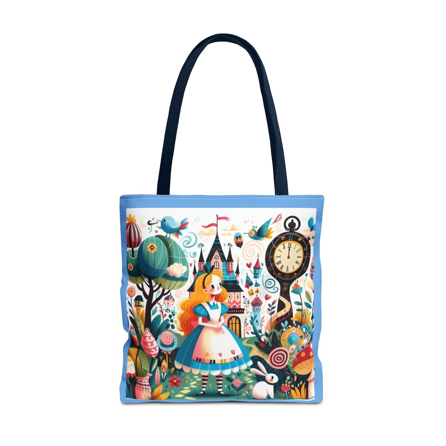 Alice in Wonderland, Fairytale, Lewis Carroll, Tote Bag, Book Bag, School, Library, Book Club