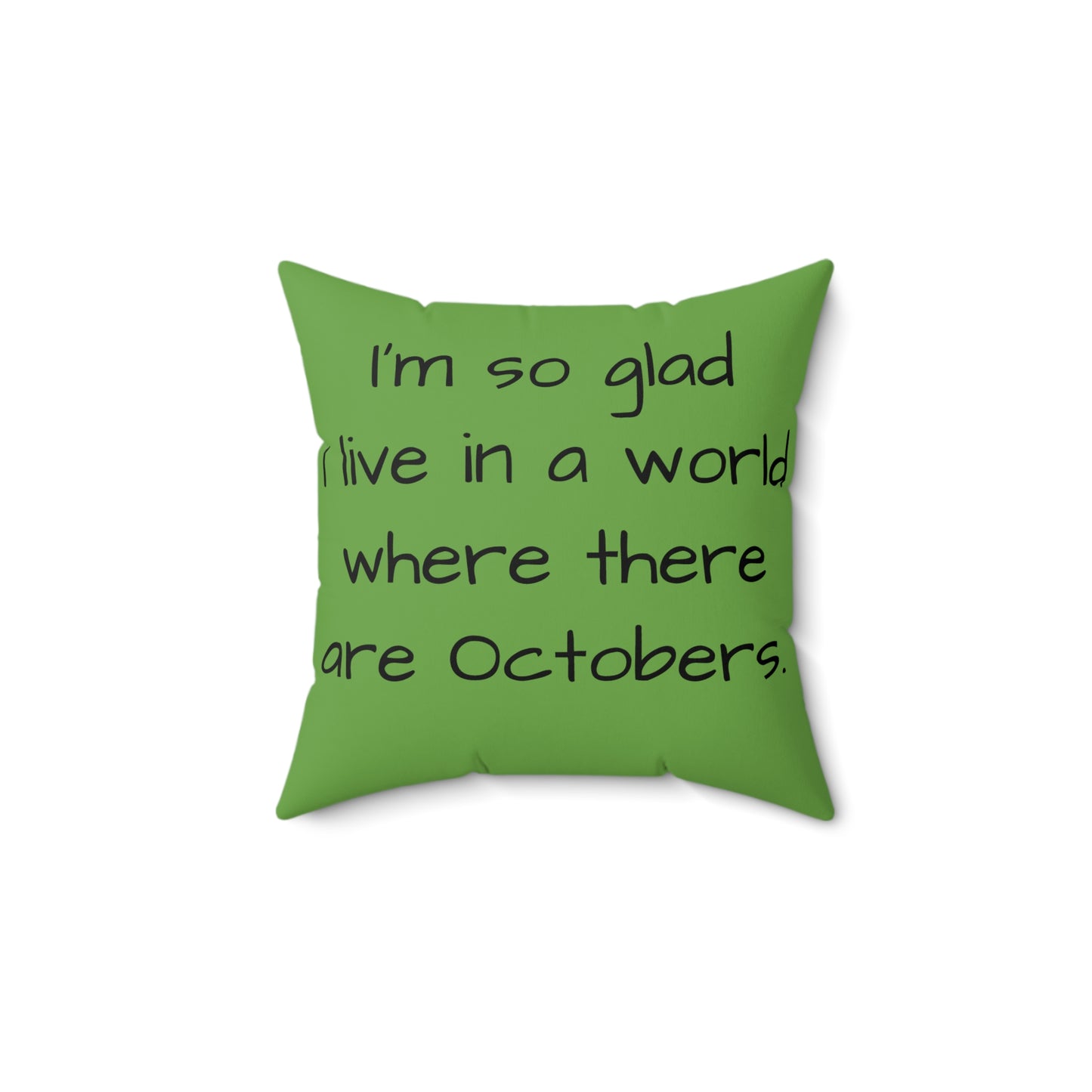 Anne of Green Gables, October, Fall, Autumn, Literary Pillow, Square Pillow, Library, Book Nook, Reading Corner, Library