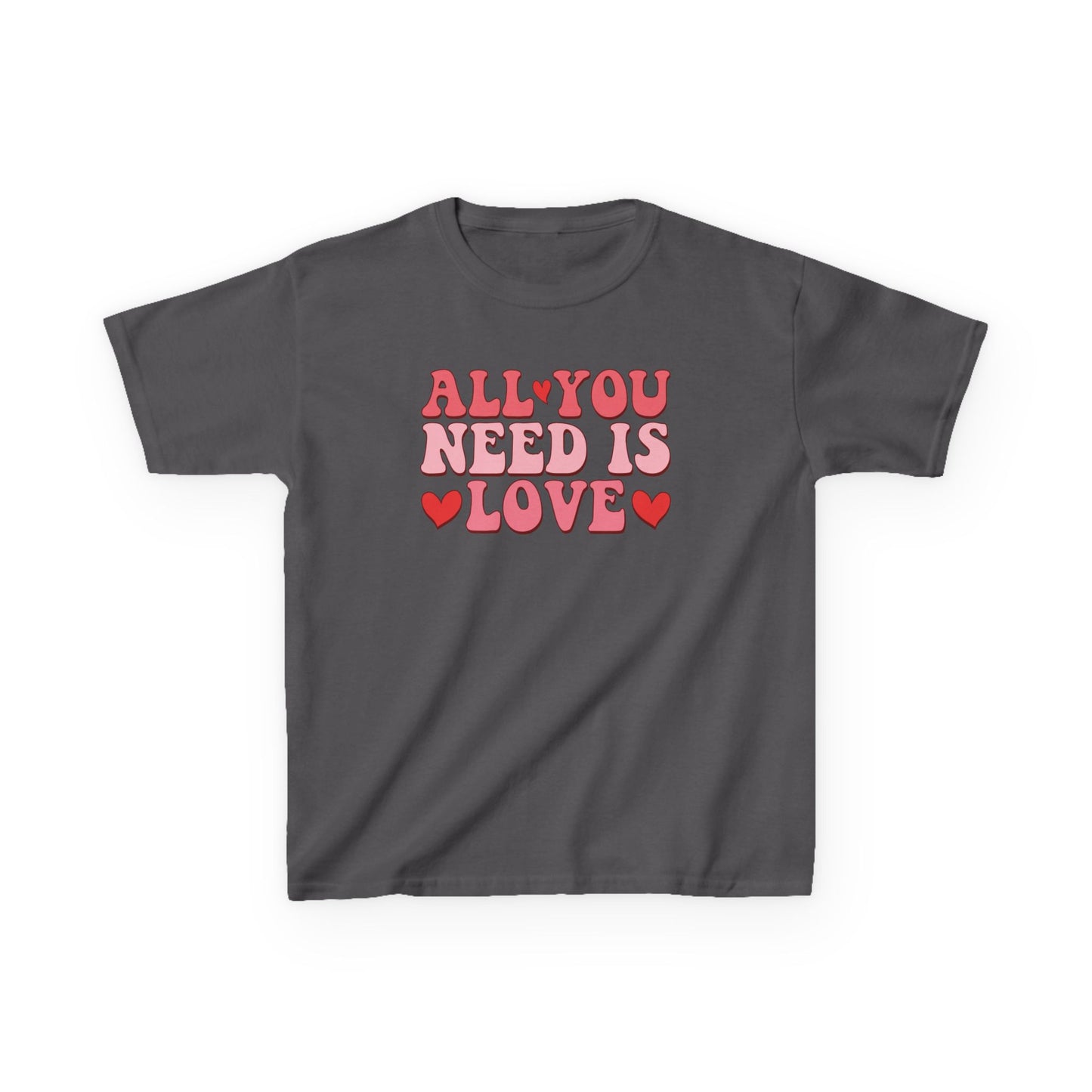 Retro Cute Valentine's Day, T-Shirt, Tshirt, Kids Heavy Cotton™ Tee