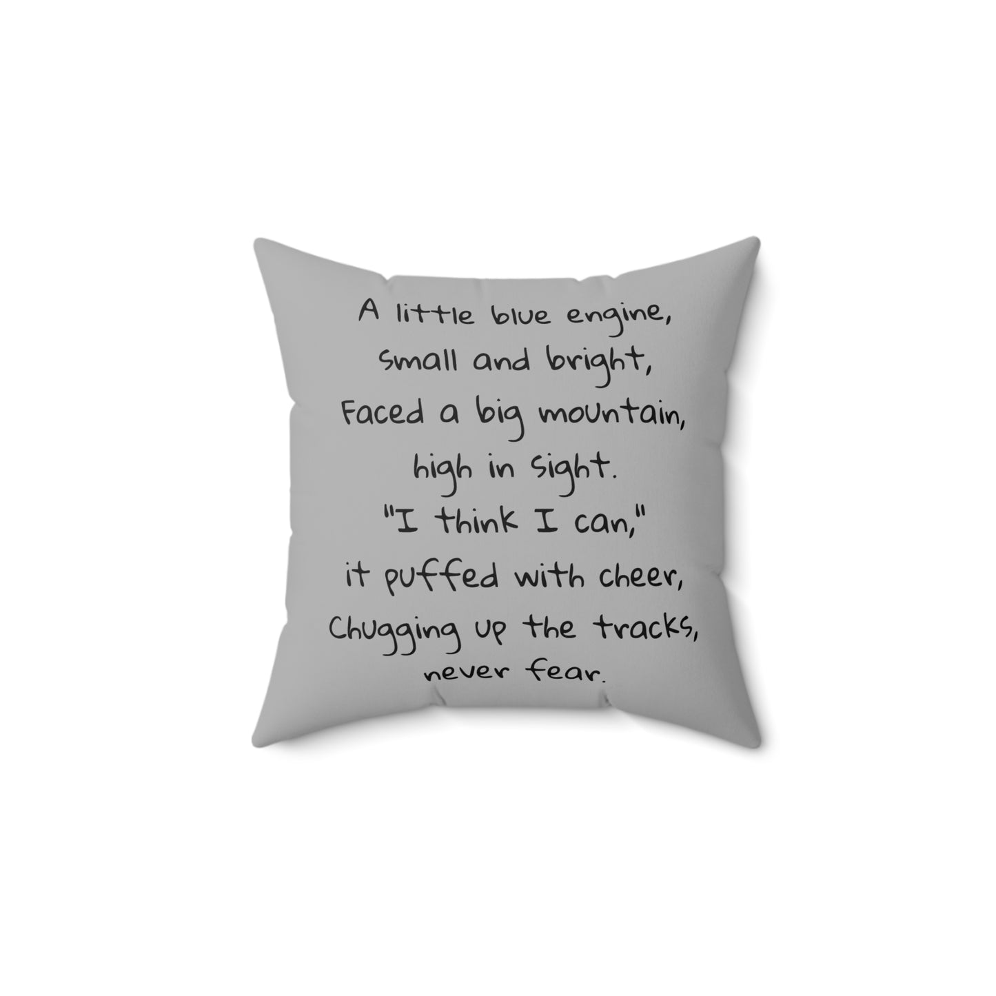 Train, Little Engine That Could, Square Pillow, Literary Pillow, Library, Book Nook, Reading Corner, Classroom, Teacher