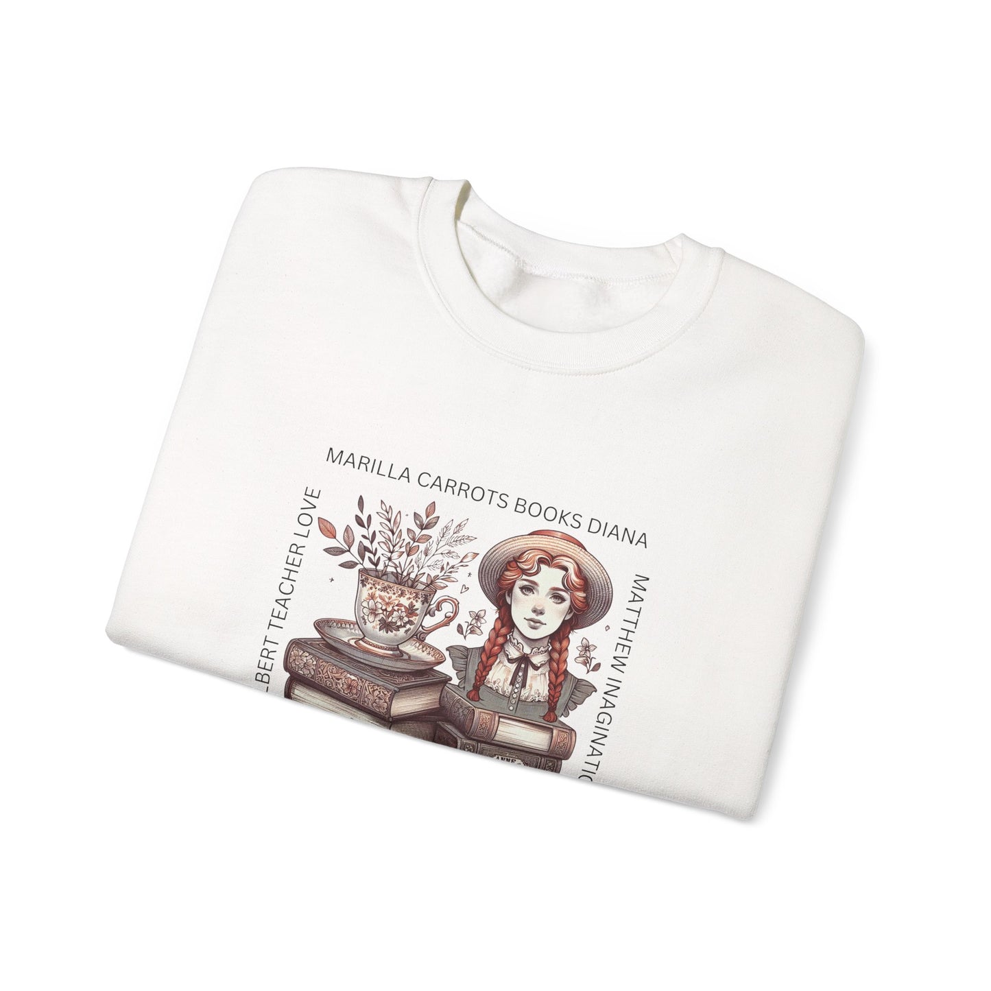 Anne of Green Gables Crewneck Sweatshirt - Prince Edward Island Inspired, Lucy Maud Montgomery Literature Fan Gift, Unisex Heavy Blend