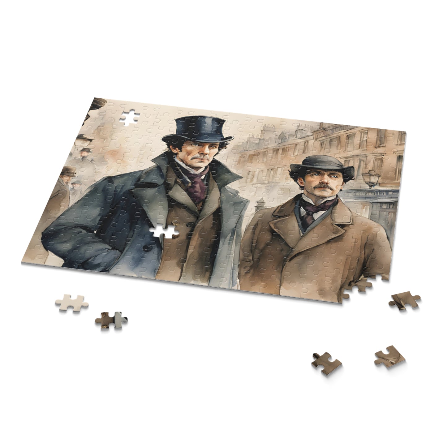 Sherlock Holmes Puzzle - Perfect for Mystery Lovers, 120, 252, 500-Piece, Family Fun, Sir Arthur Conan Doyle, Game, Gift for Holidays