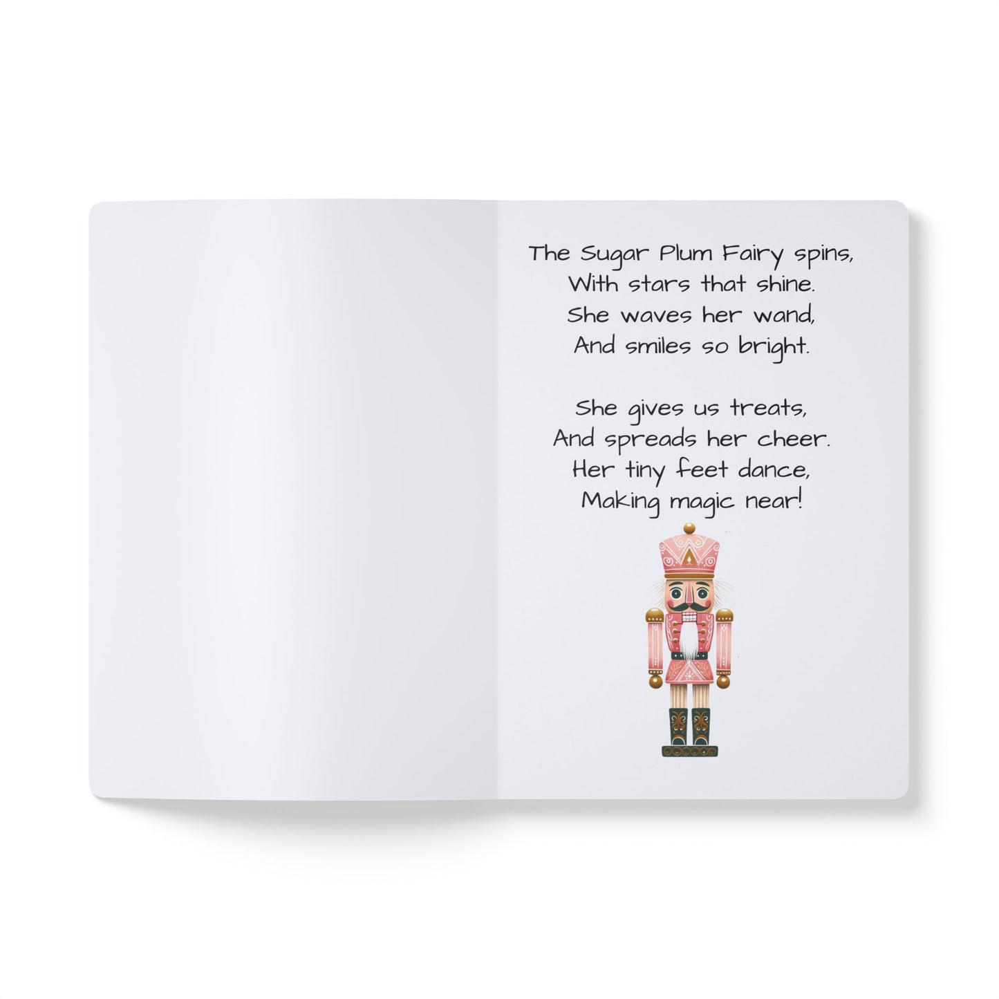 Sugar Plum Fairy, Nutcracker, Dance, Ballet, Ballerina, Stationery, Writer, Notebook, Diary, Softcover Journal (with Inside Print)