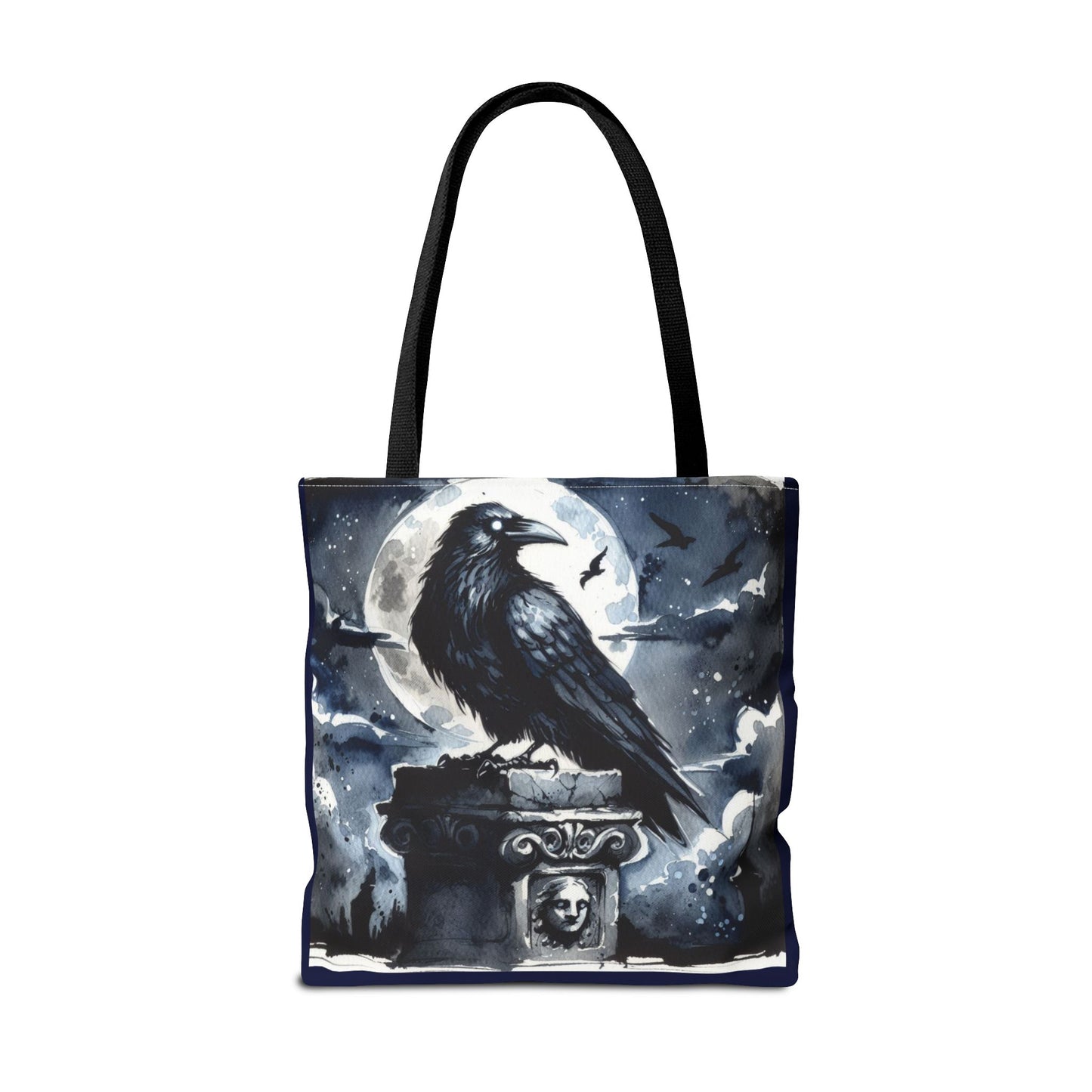The Raven, Nevermore, Edgar Allan Poe, Literary Bag, Tote Bag, Book Bag, School Bag, Library, Gift