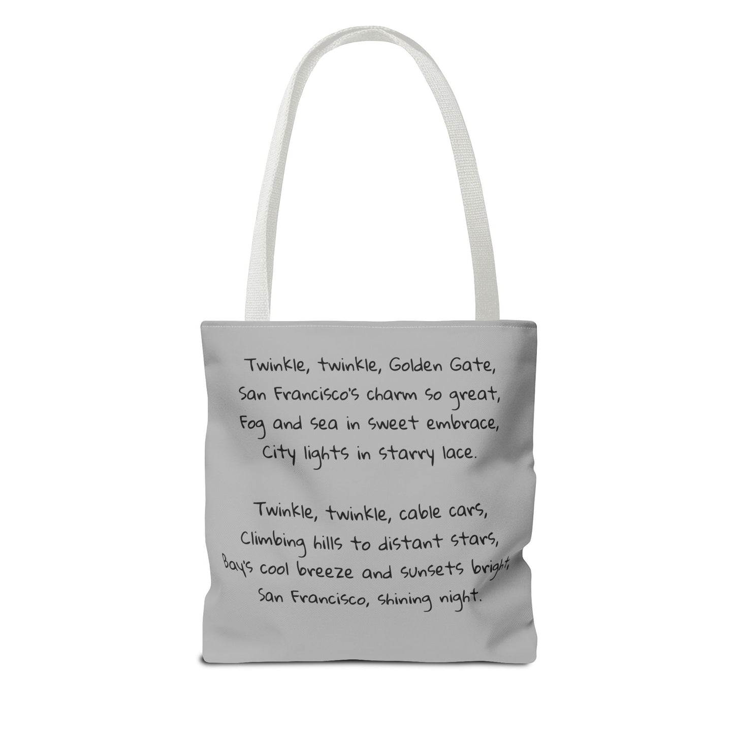San Francisco, California, Twinkle Twinkle Little Star, Nursery Rhyme, Tote Bag, Book, School, Library, Travel