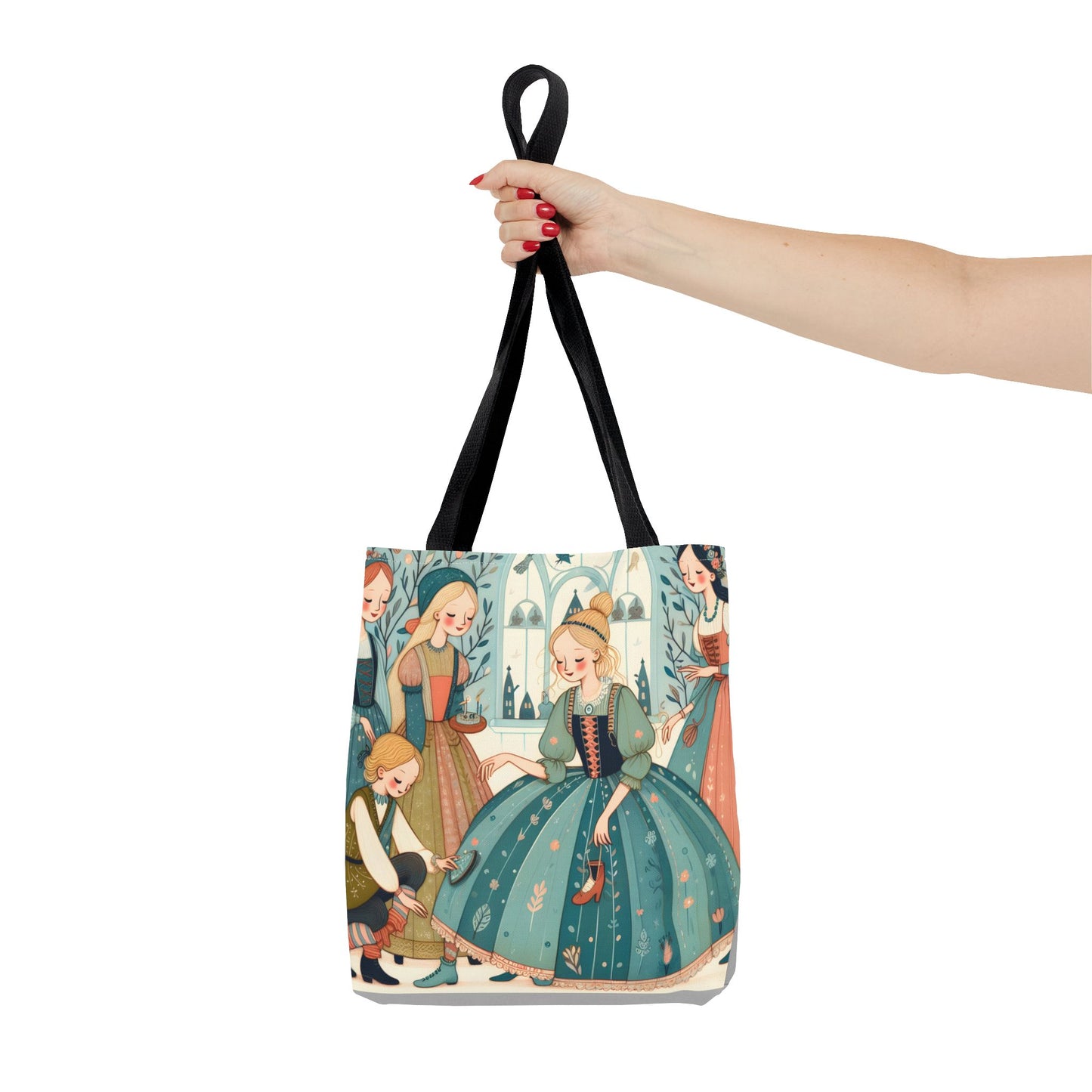 Cinderella, Fairy Tale, Tote Bag, Book Bag, Library Bag, Gift