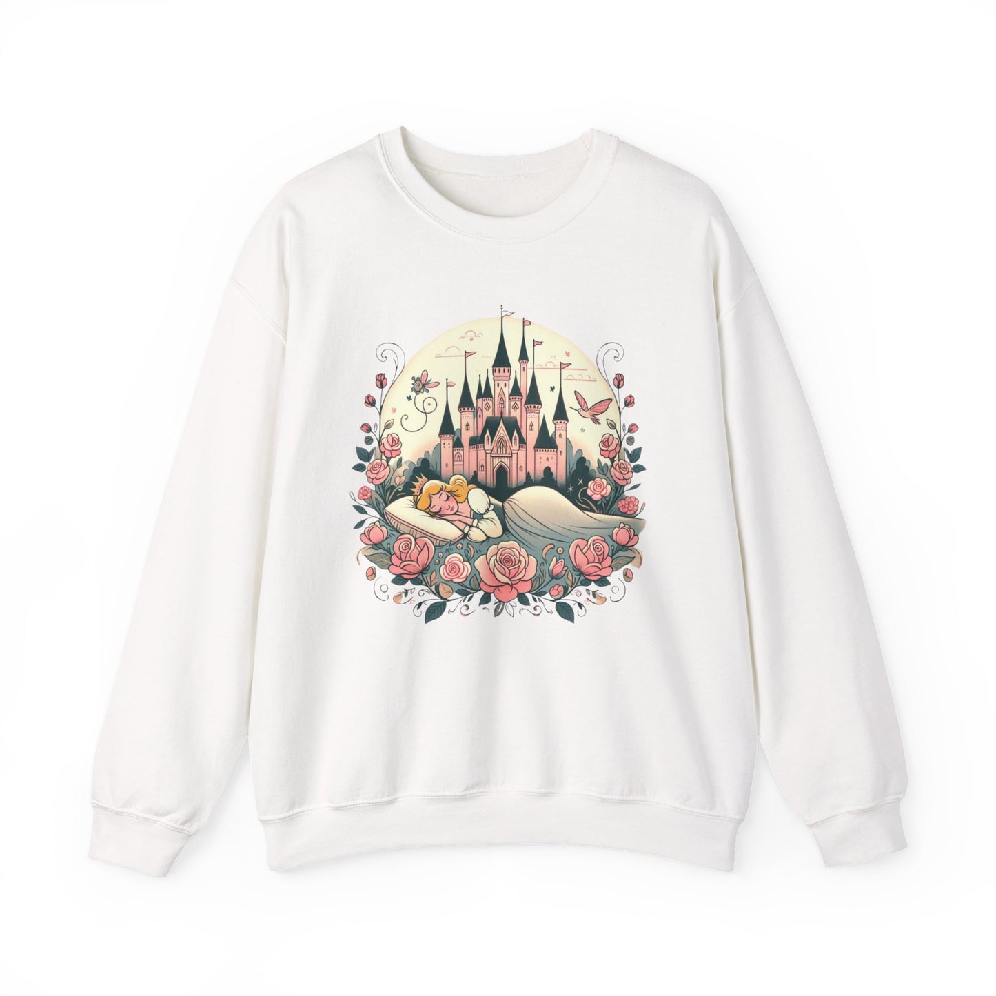 Sleeping Beauty Fairy Tale Crewneck Sweatshirt - Brothers Grimm Shirt Apparel, Unisex Sweatshirt, Fairy Tale Clothing, Crewneck Jumper,
