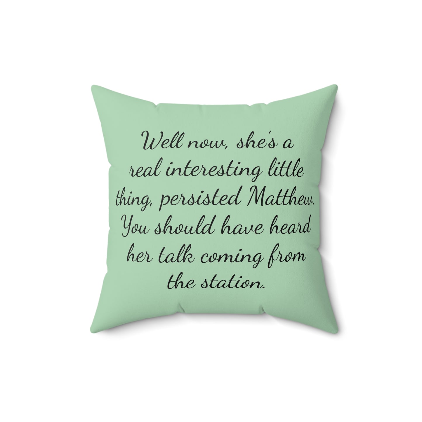Anne of Green Gables, Lucy Maud Montgomery, Matthew Cuthbert, Literary Pillow, Cushion, Home Decor