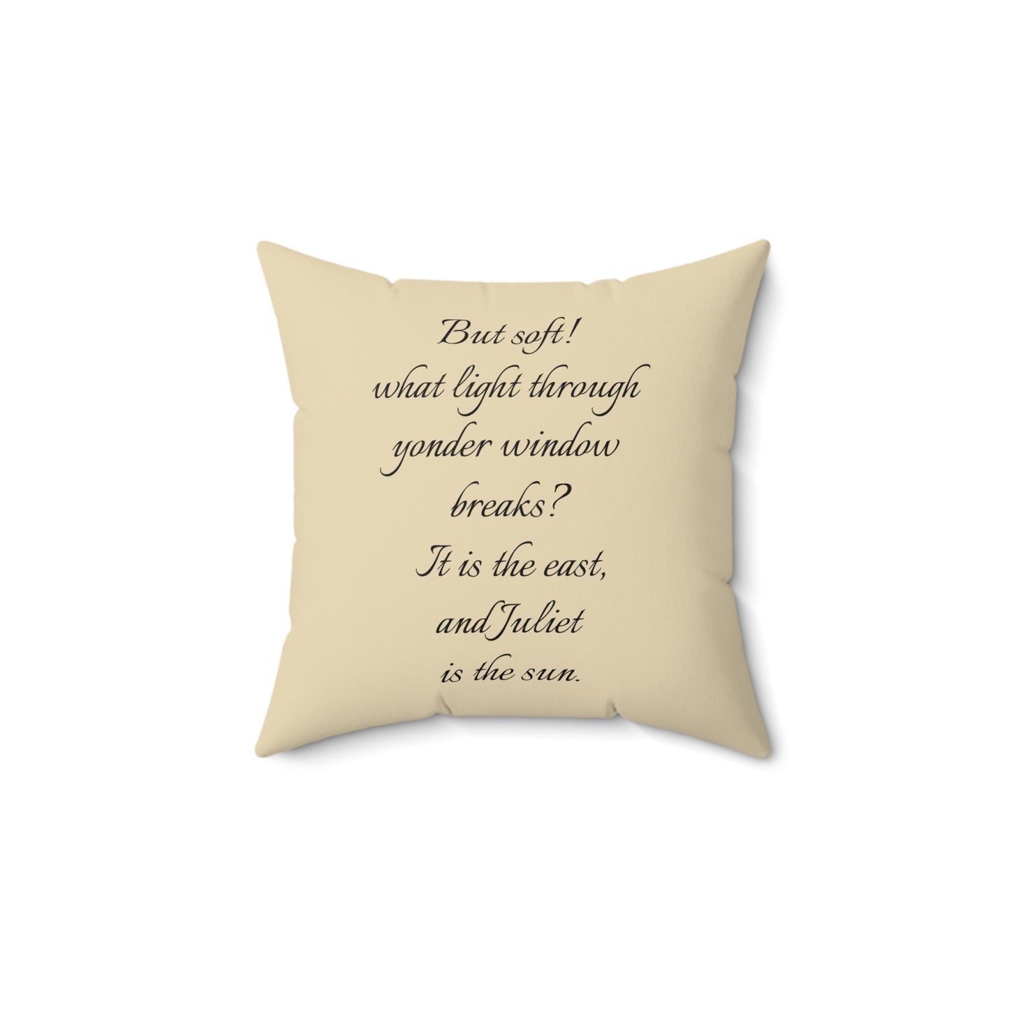 Romeo and Juliet Ballet Pillow, Elegant Home Decor, Dancer Gift, Throw Pillow, Shakespeare Quote