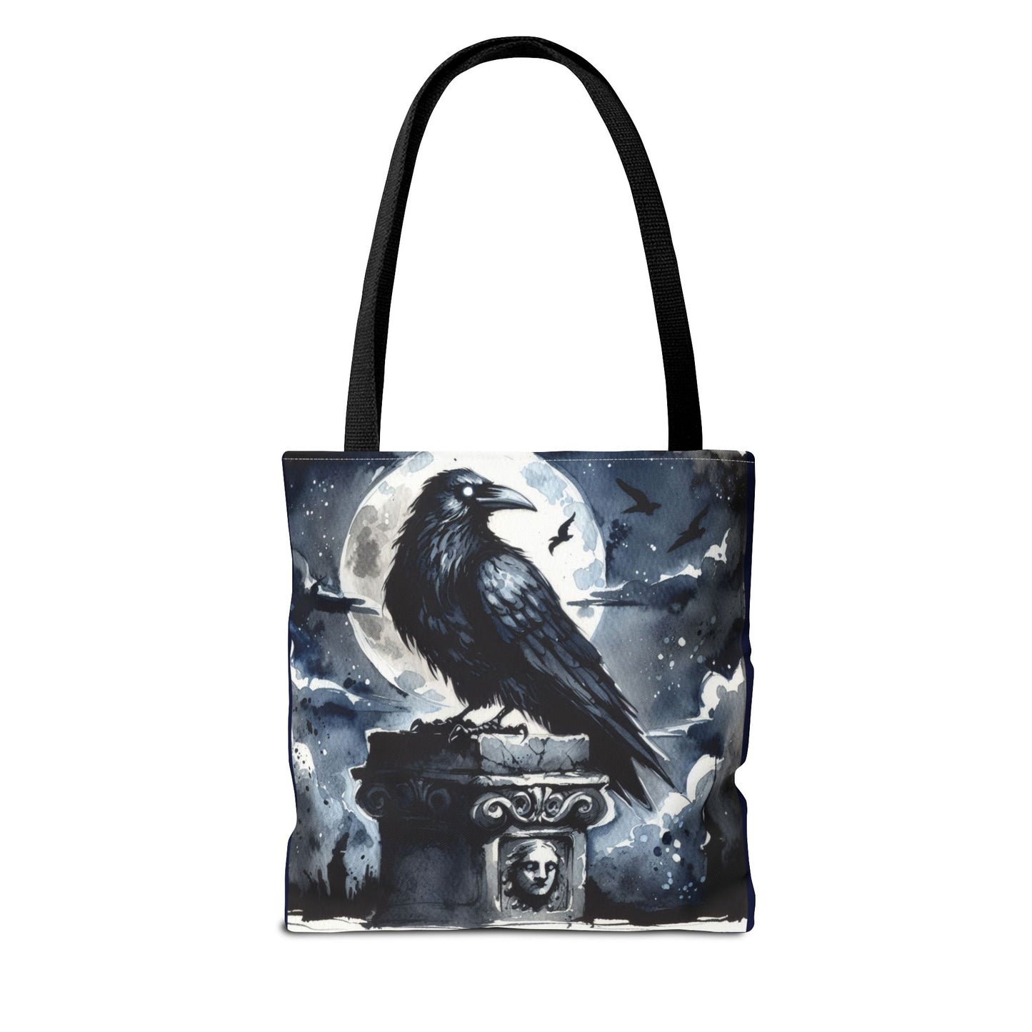 The Raven, Nevermore, Edgar Allan Poe, Literary Bag, Tote Bag, Book Bag, School Bag, Library, Gift