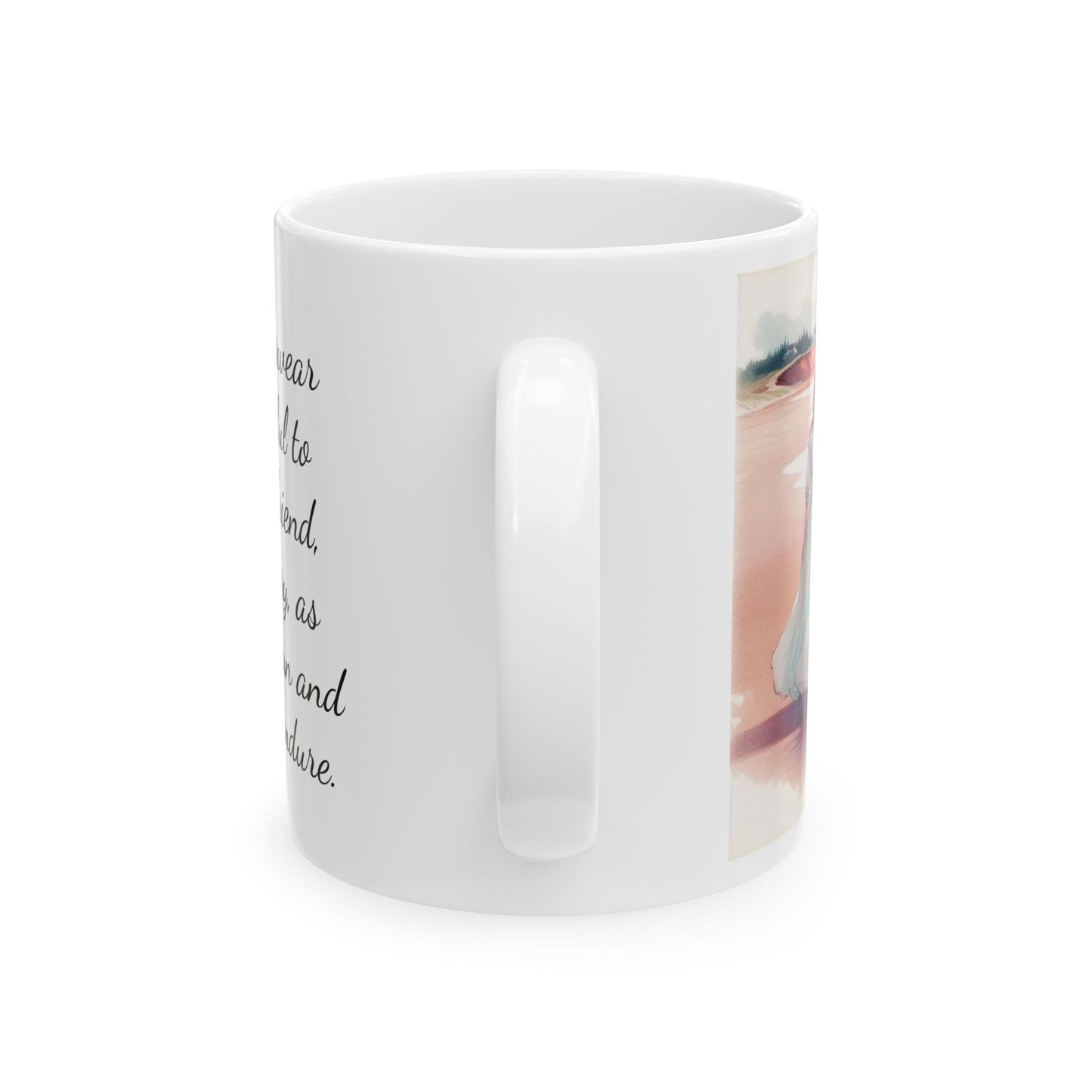 Anne of Green Gables Ceramic Mug, Diana Barry Friends Coffee Cup, Literary Gift, Tea Mug, Book Lover Gift, Quote Mug, Green Gables Fan Gift