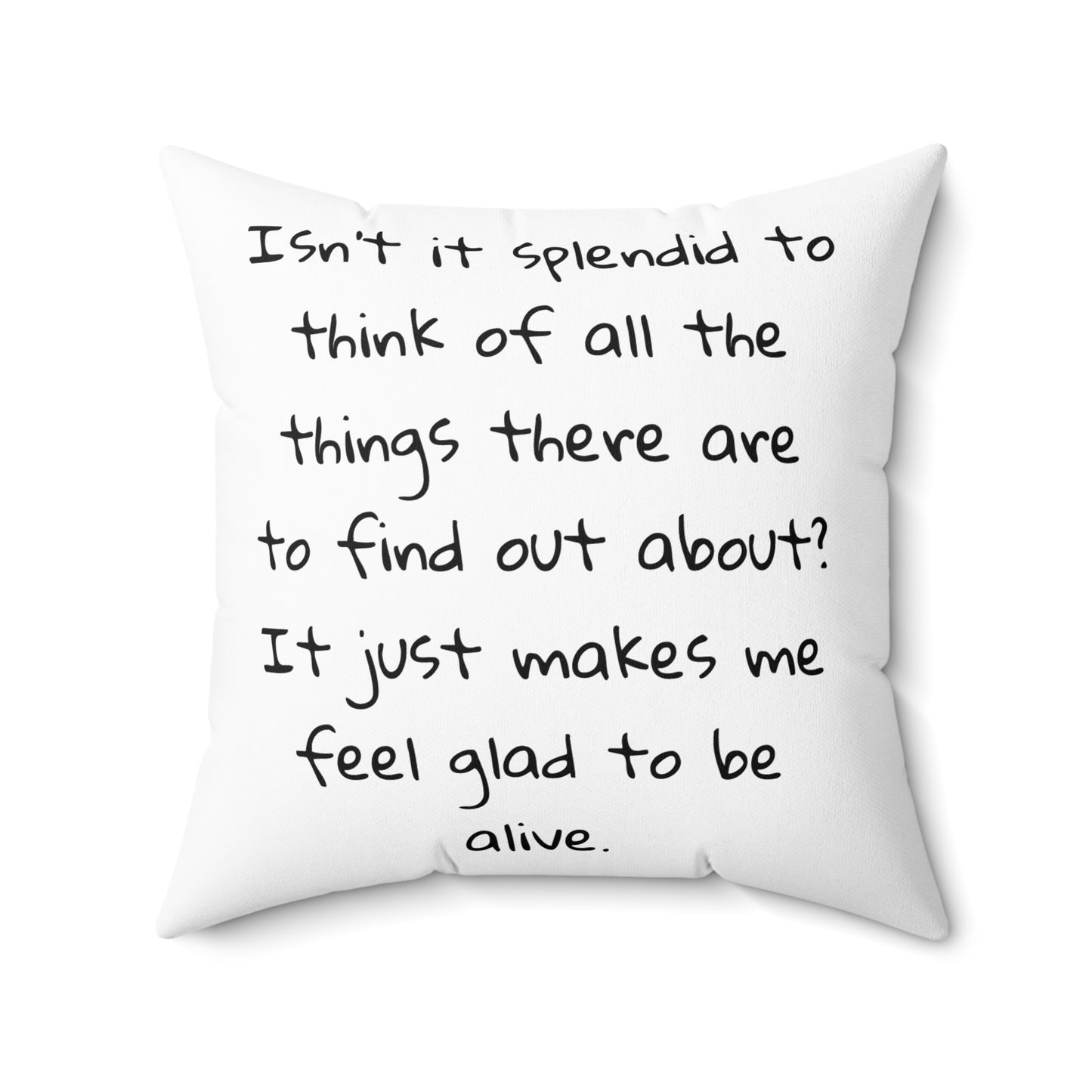 Anne of Green Gables, Book, LM Montgomery, Square Pillow, Gift, Home Decor, Bedding