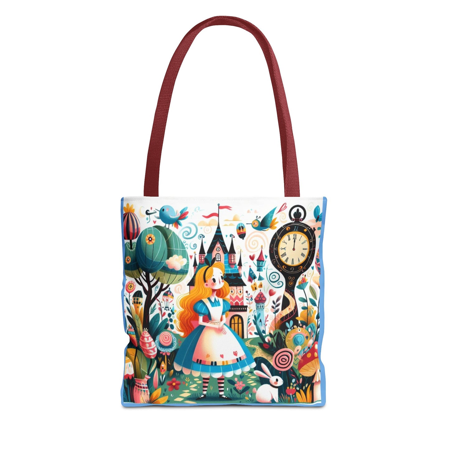 Alice in Wonderland, Fairytale, Lewis Carroll, Tote Bag, Book Bag, School, Library, Book Club