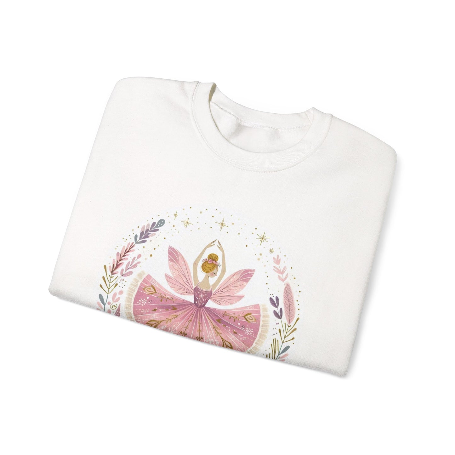 Sugar Plum Fairy Ballet Crewneck Sweatshirt, Nutcracker Christmas Ballet Shirt, Shabby Chic Tchaikovsky Sweatshirt, Holiday Ballerina