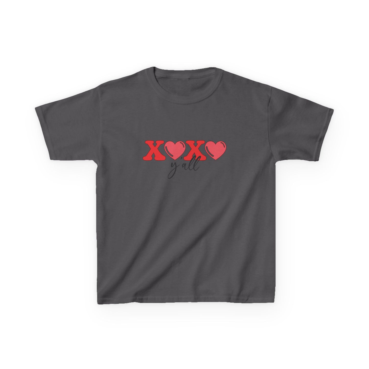 Retro Cute Valentine's Day T-Shirt, Tshirt, Y'all, Kids Heavy Cotton™ Tee