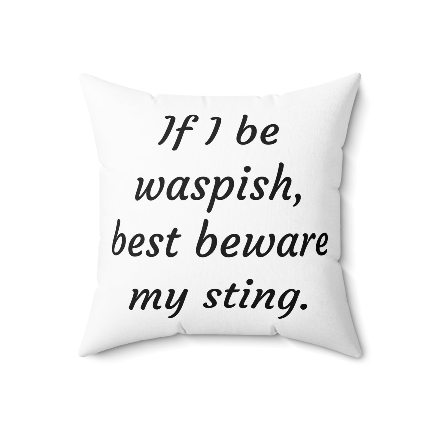 Shakespeare, Taming of the Shrew, Kate, Petruchio, Spun Polyester Square Pillow, Gift