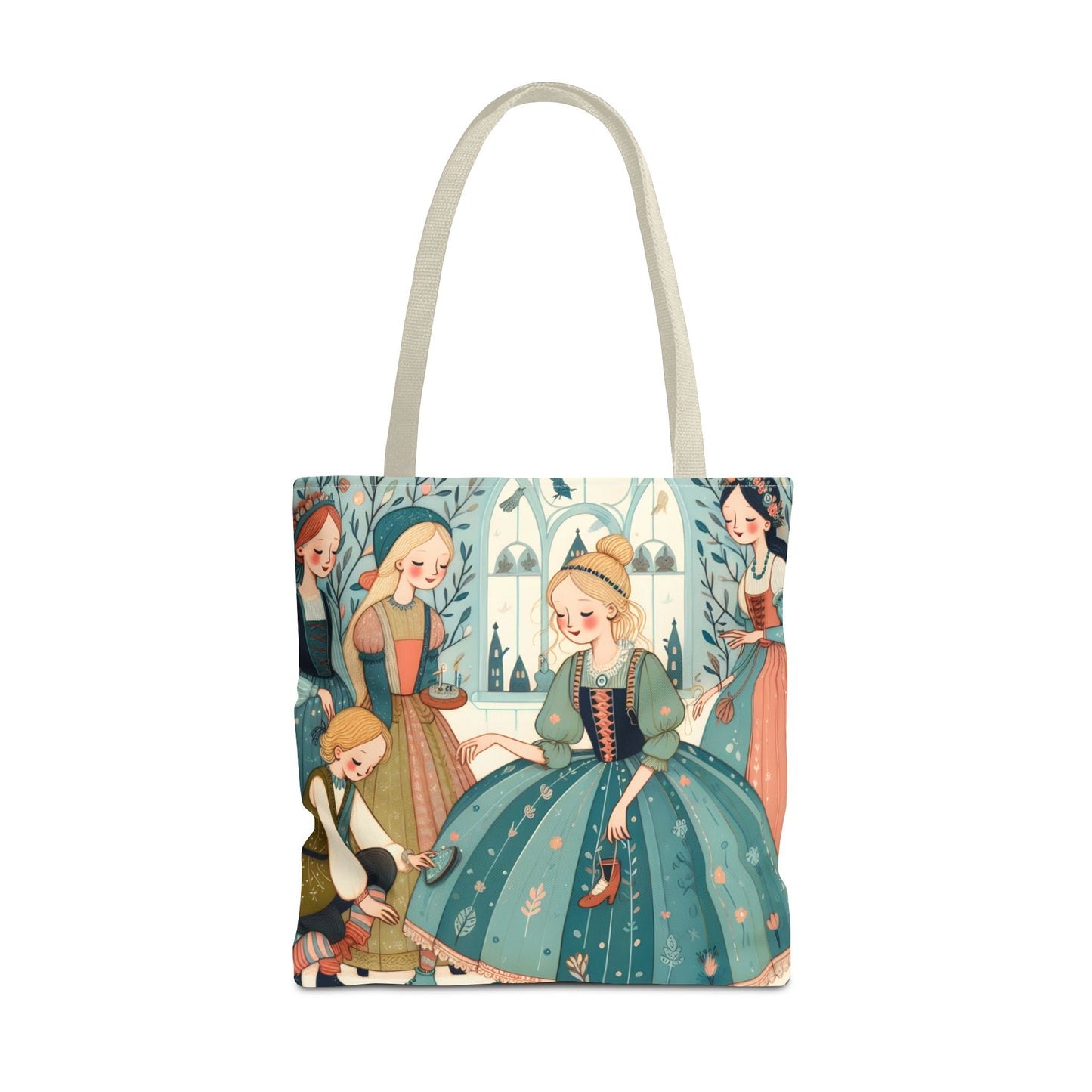 Cinderella, Fairy Tale, Tote Bag, Book Bag, Library Bag, Gift