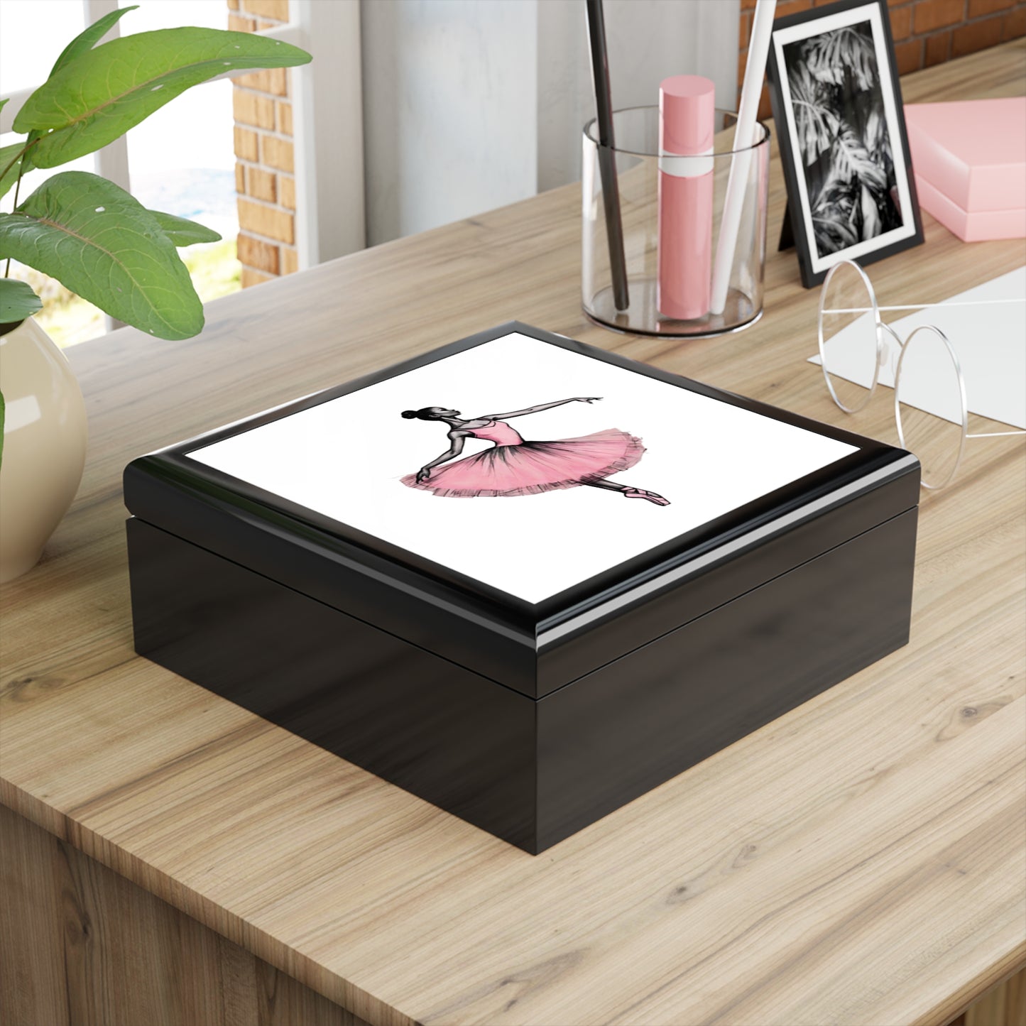 Black, African, Ballet, Dancer, Gift, Jewelry Box