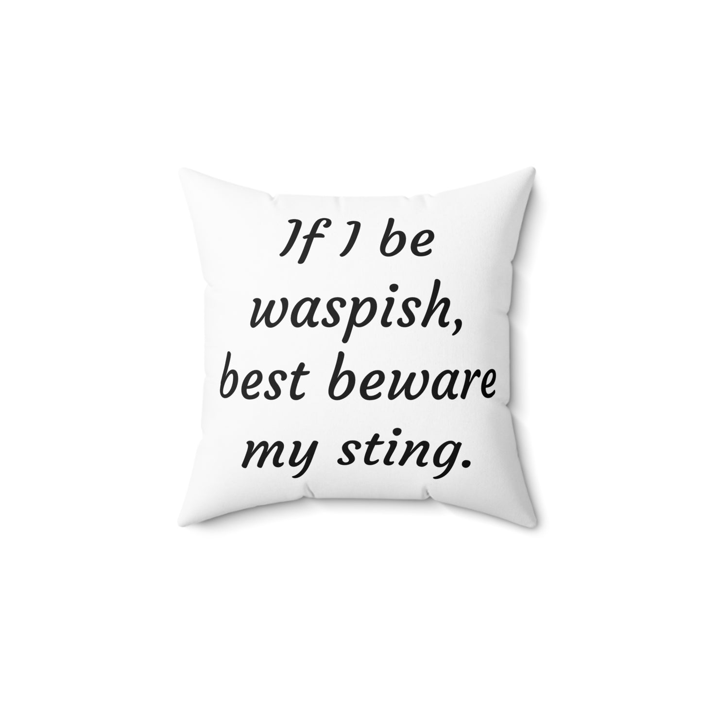 Shakespeare, Taming of the Shrew, Kate, Petruchio, Spun Polyester Square Pillow, Gift
