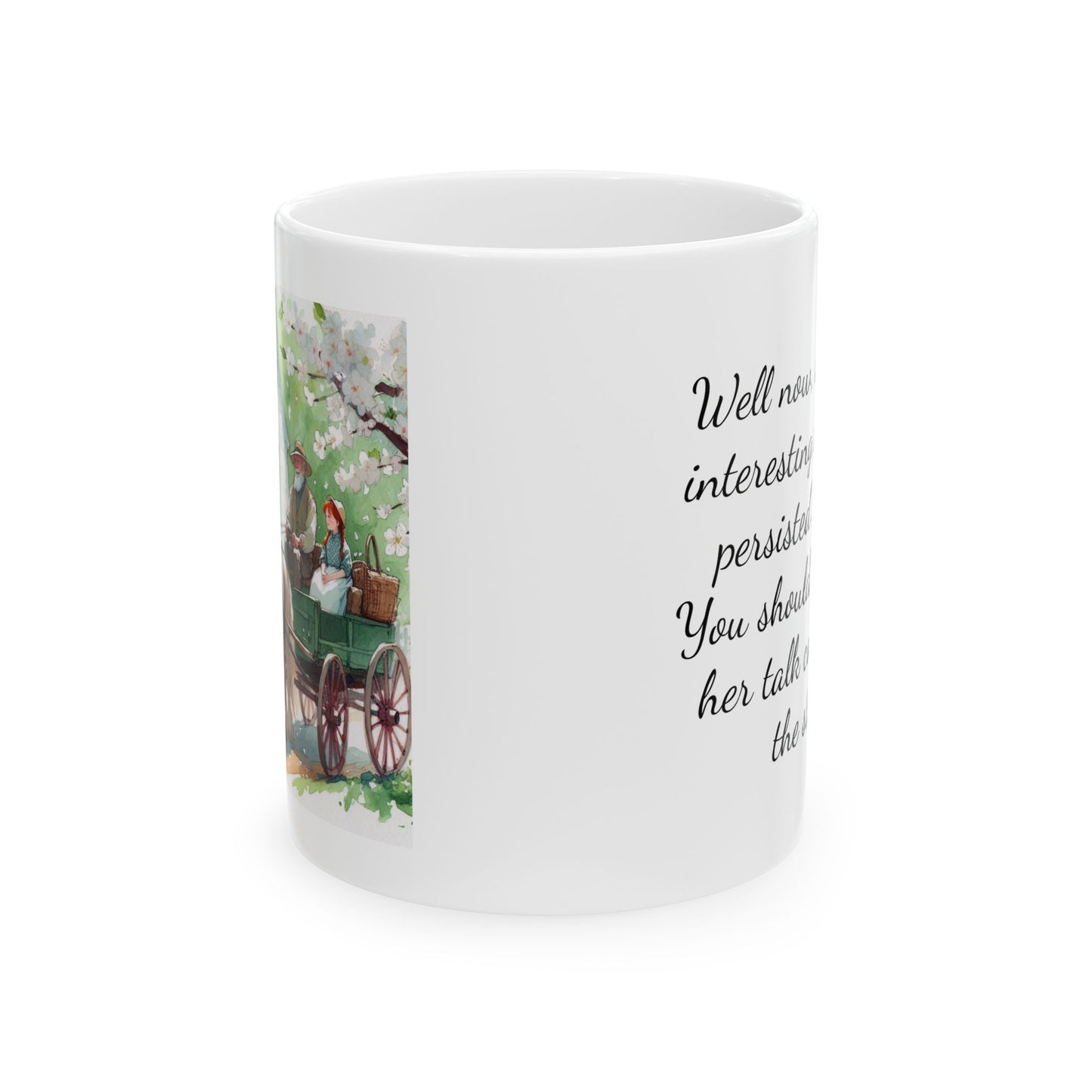 Anne of Green Gables Mug, Matthew Cuthbert Quote Coffee Cup, Literary Gift for Book Lovers, Classic Literature Fan, Kindred Spirits Tea Mug