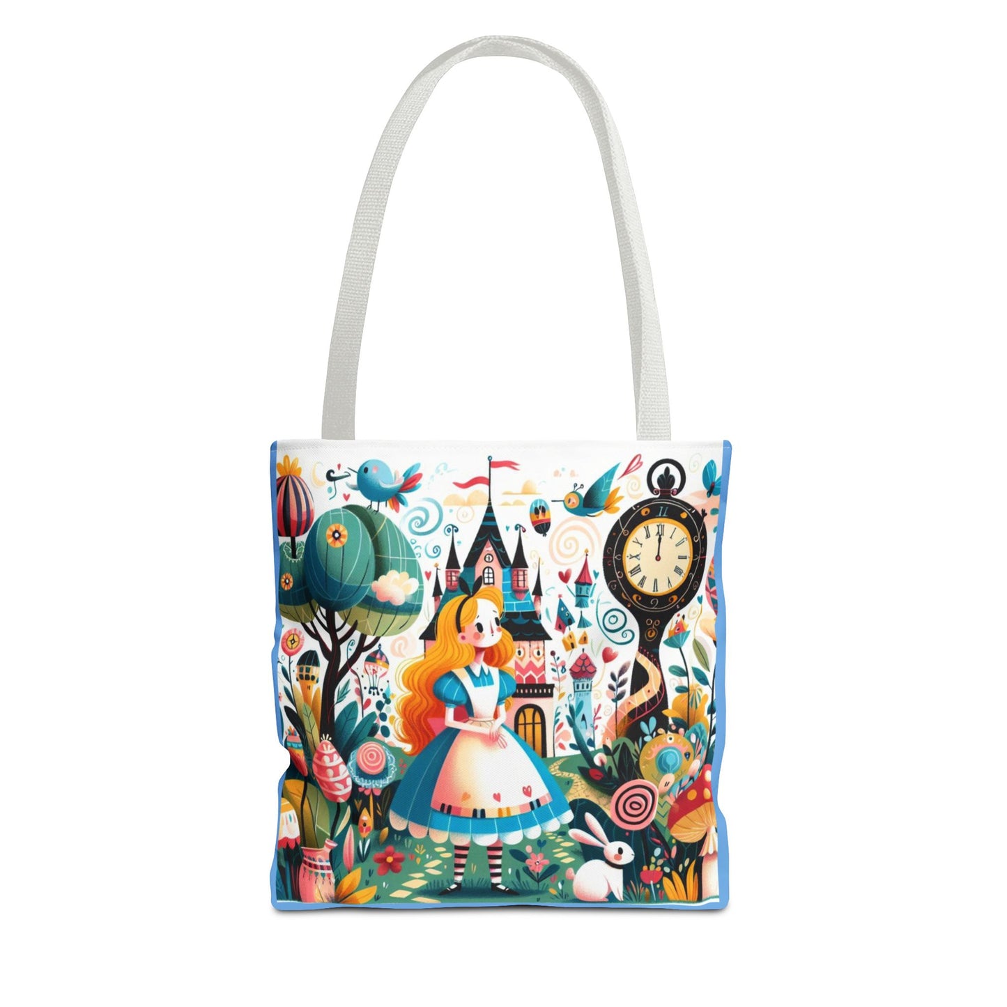 Alice in Wonderland, Fairytale, Lewis Carroll, Tote Bag, Book Bag, School, Library, Book Club