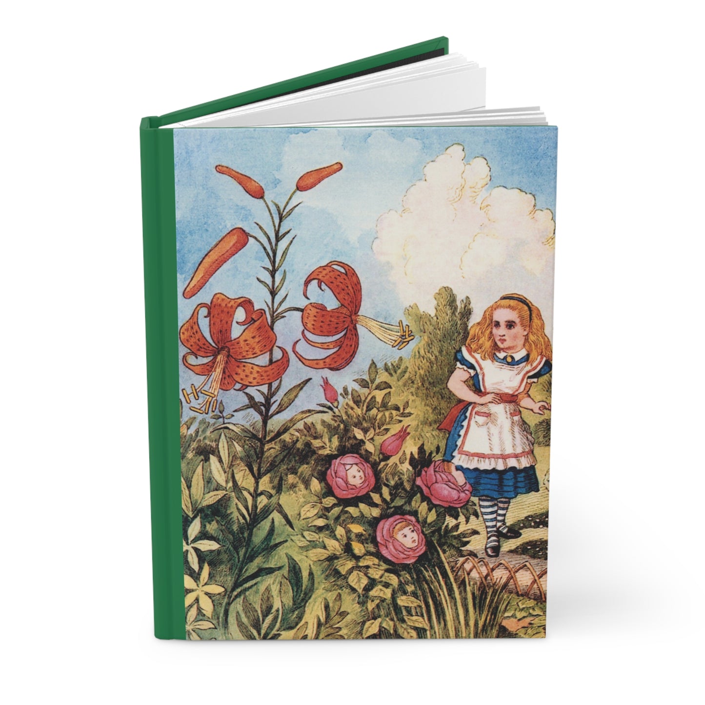 Alice In Wonderland Flower Garden Journal