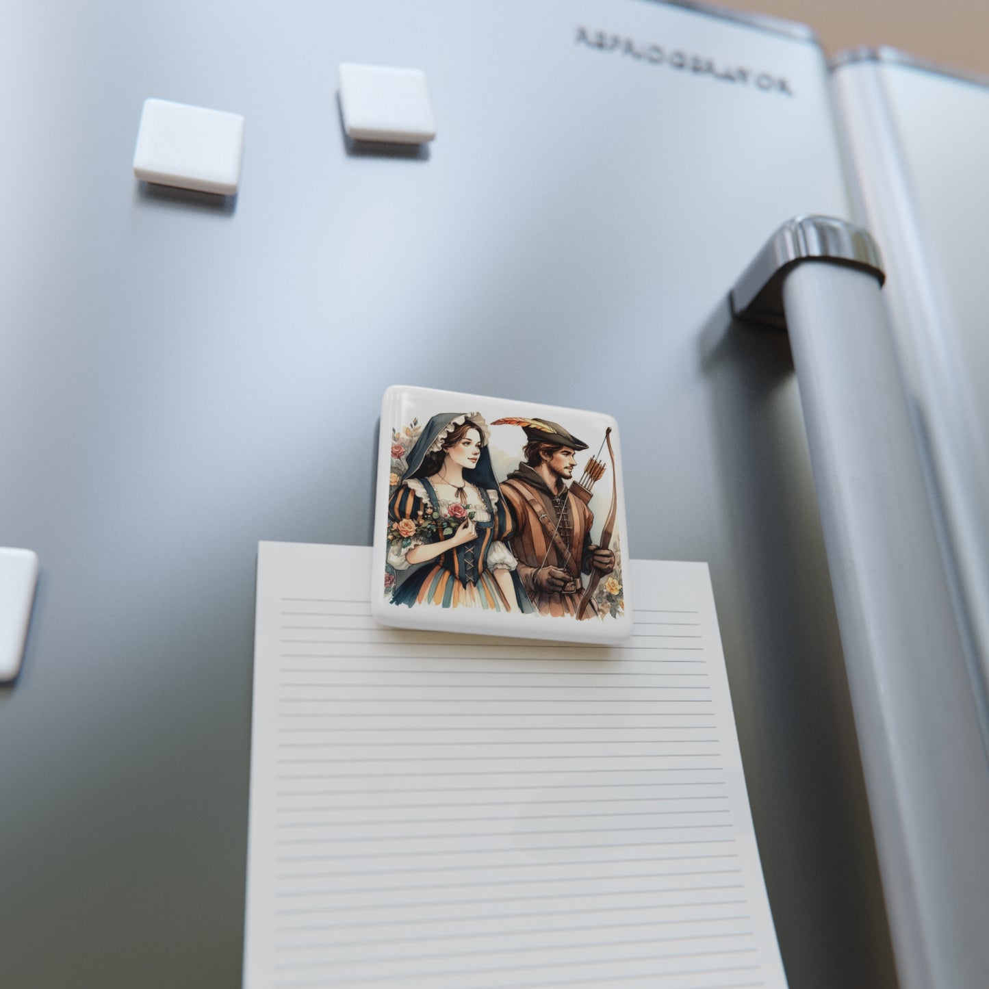 Porcelain Magnet, Square
