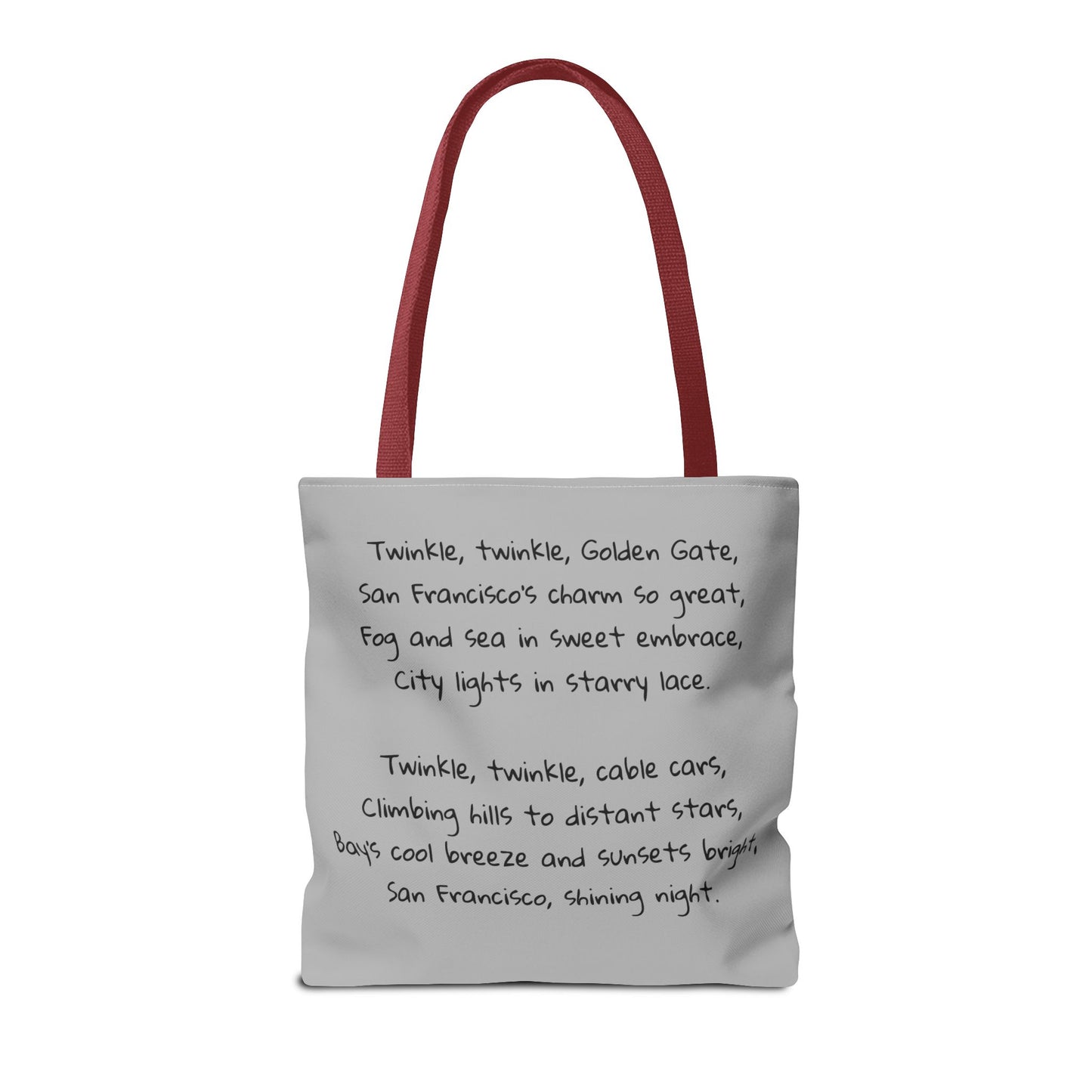 San Francisco, California, Twinkle Twinkle Little Star, Nursery Rhyme, Tote Bag, Book, School, Library, Travel