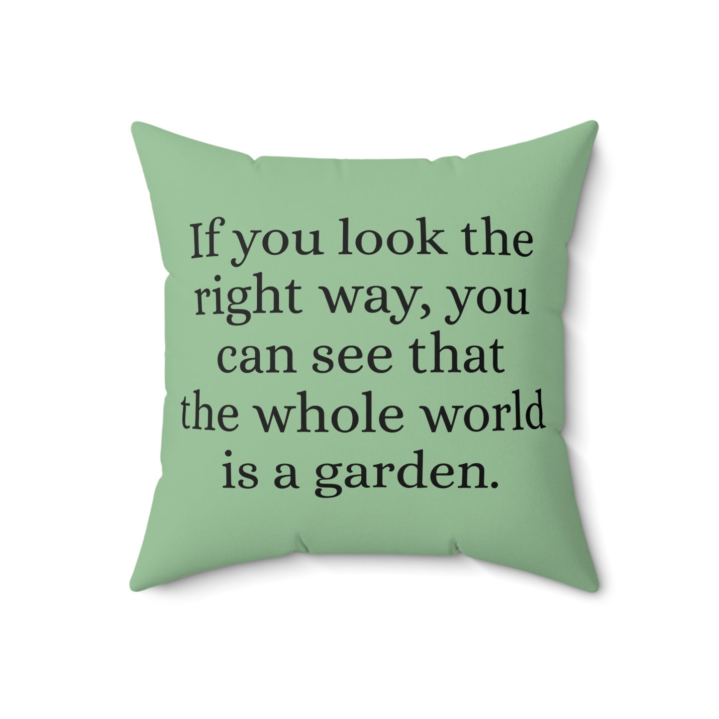 The Secret Garden, Vintage Style, Square Pillow