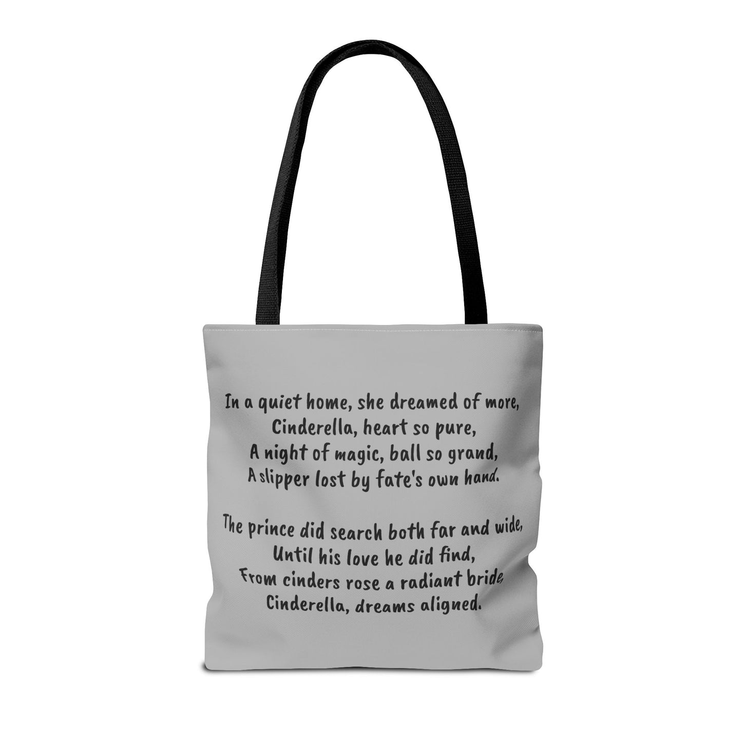 Cinderella, Fairy Tale, Tote Bag, Book Bag, Library Bag, Gift