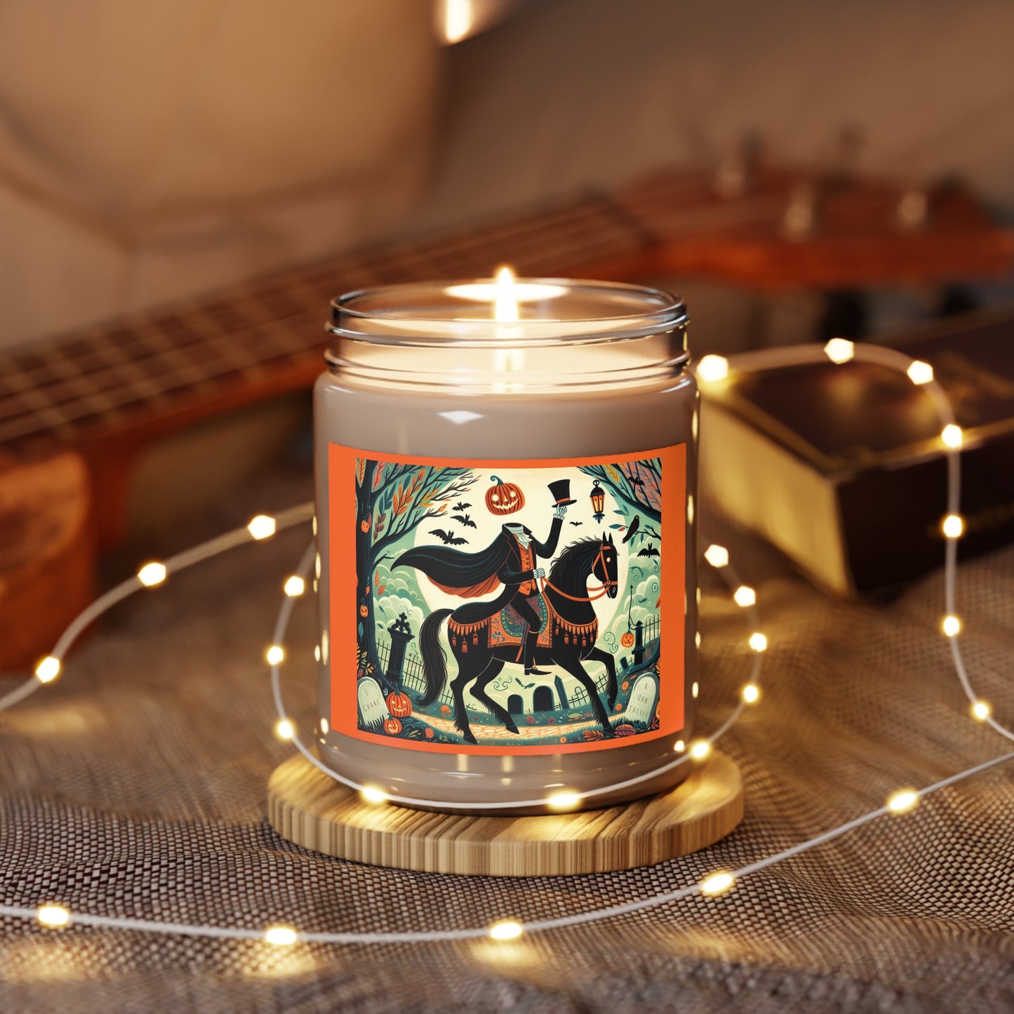 Sleepy Hollow, Headless Horseman, Halloween, Autumn, Fall, Scented Candle, Choice, Pumpkin Ginger, Comfort Spice, Vanilla Bean, Unscented