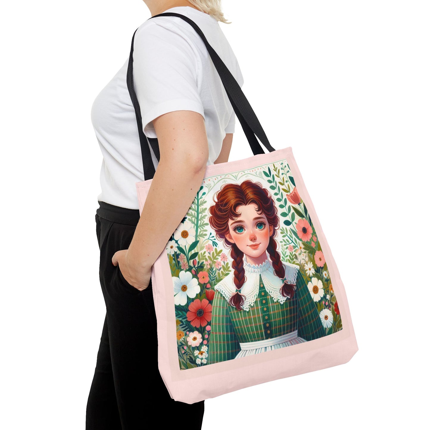 Anne of Green Gables, Lucy Maud Montgomery, Anne with an 'e', Tote Bag, Library, Book Bag, Student, Reader, Gift