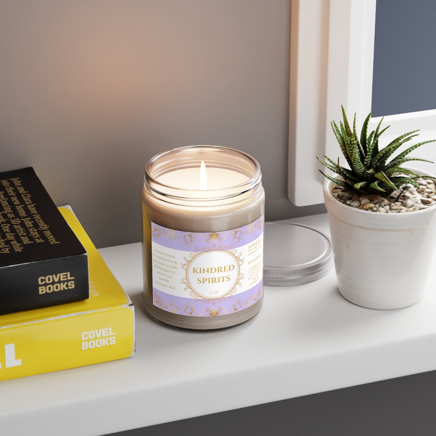 Anne of Green Gables, Kindred Spirits, Scented Candles, 9oz, Gift, Eucalyptus Lavender Herb Scent