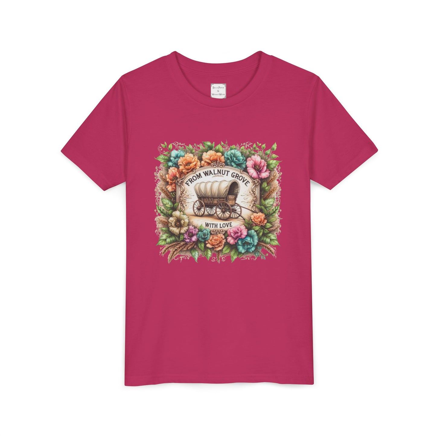 Walnut Grove Youth T-Shirt, Laura Ingalls Wilder Tee, Prairie Life Shirt, Birthday Gift, Summer Clothing, Cute Kid's Top