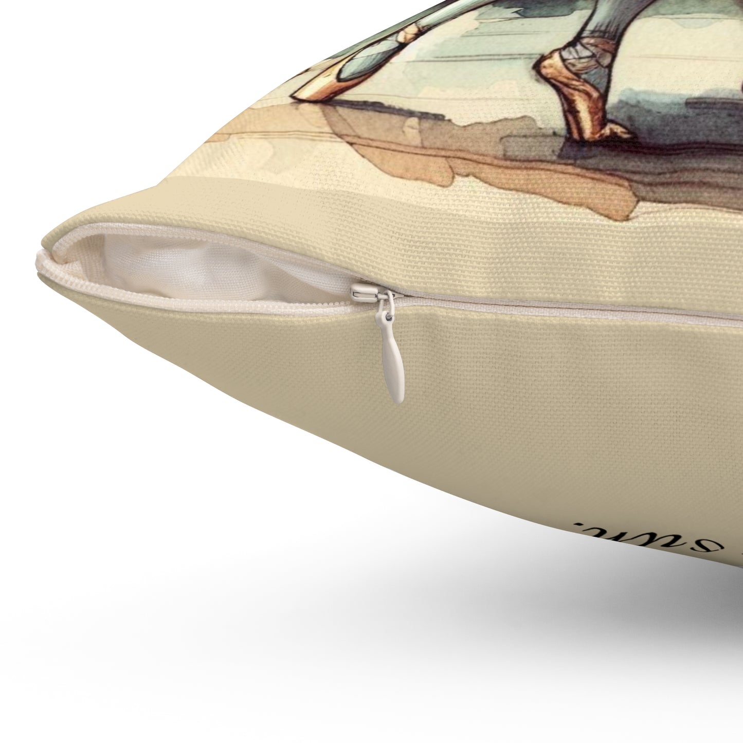 Romeo and Juliet Ballet Pillow, Elegant Home Decor, Dancer Gift, Throw Pillow, Shakespeare Quote