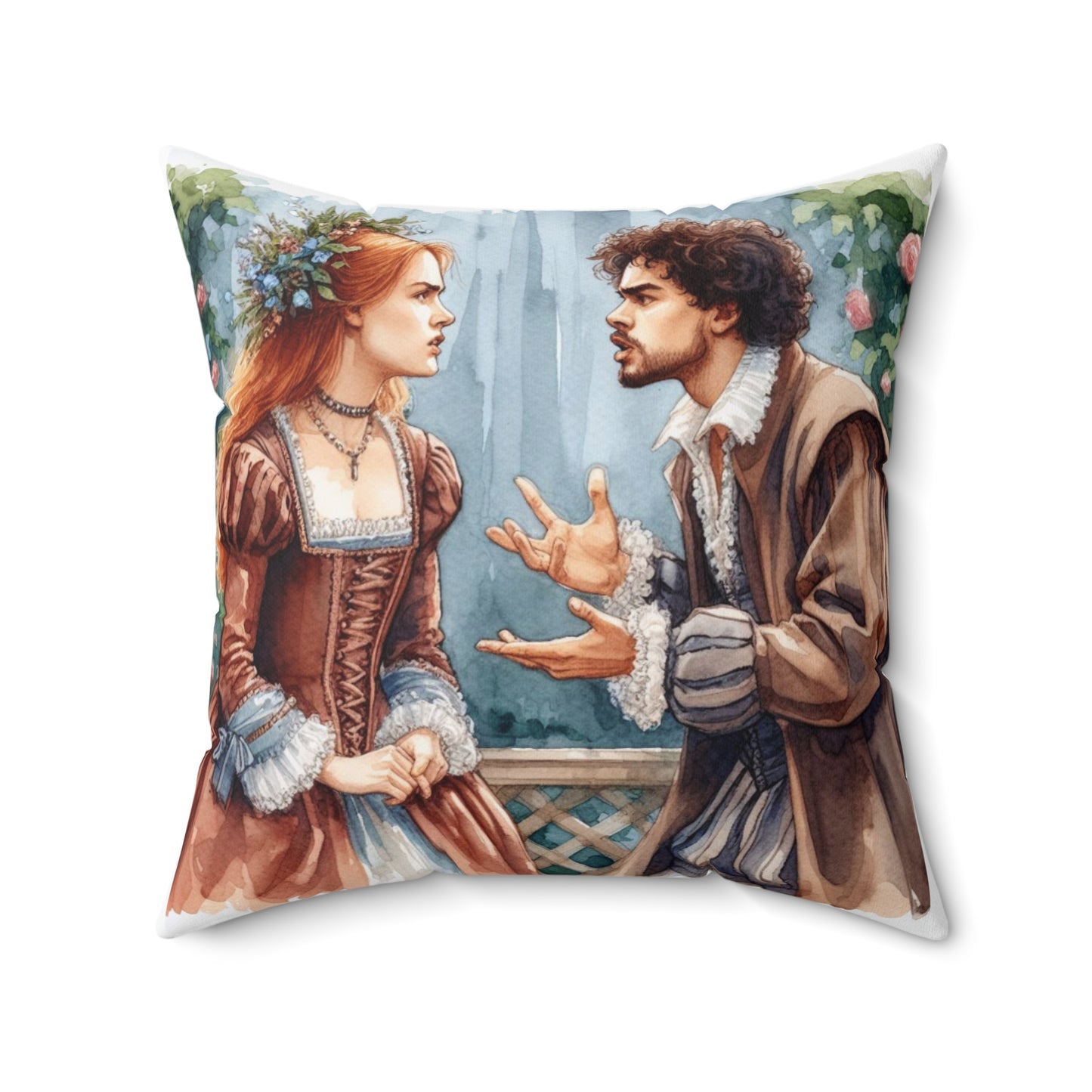 Spun Polyester Square Pillow