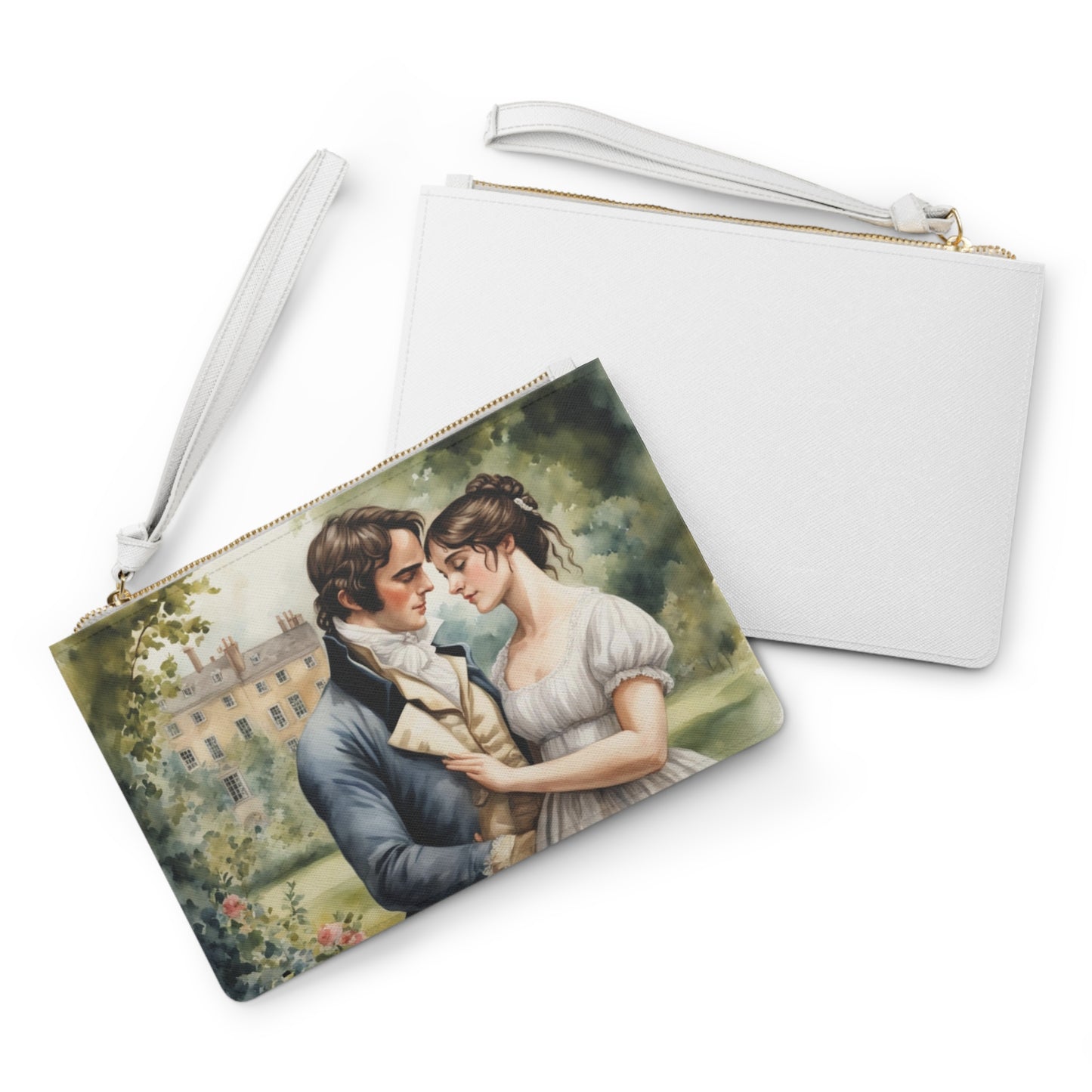 Elizabeth and Darcy, Jane Austen, Austenite, British, Bookworm, Gift, Pencil Case, Hostess, Clutch Bag