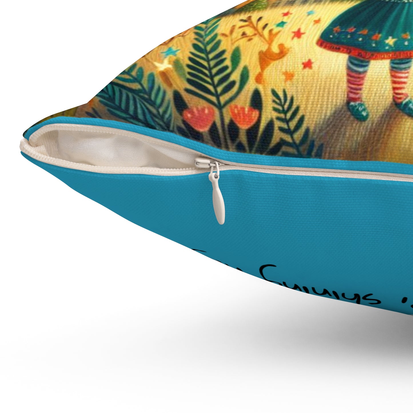 Spun Polyester Square Pillow