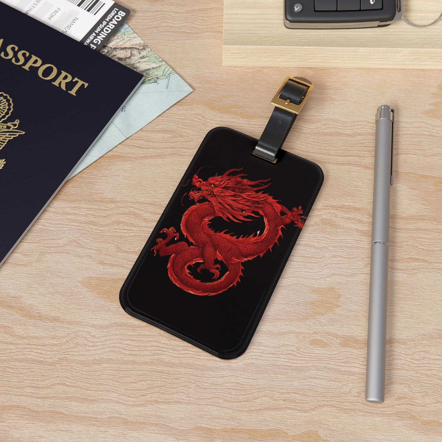 Year of the Dragon, Zodiac, Lunar New Year, Travel Gift, Luggage Tag